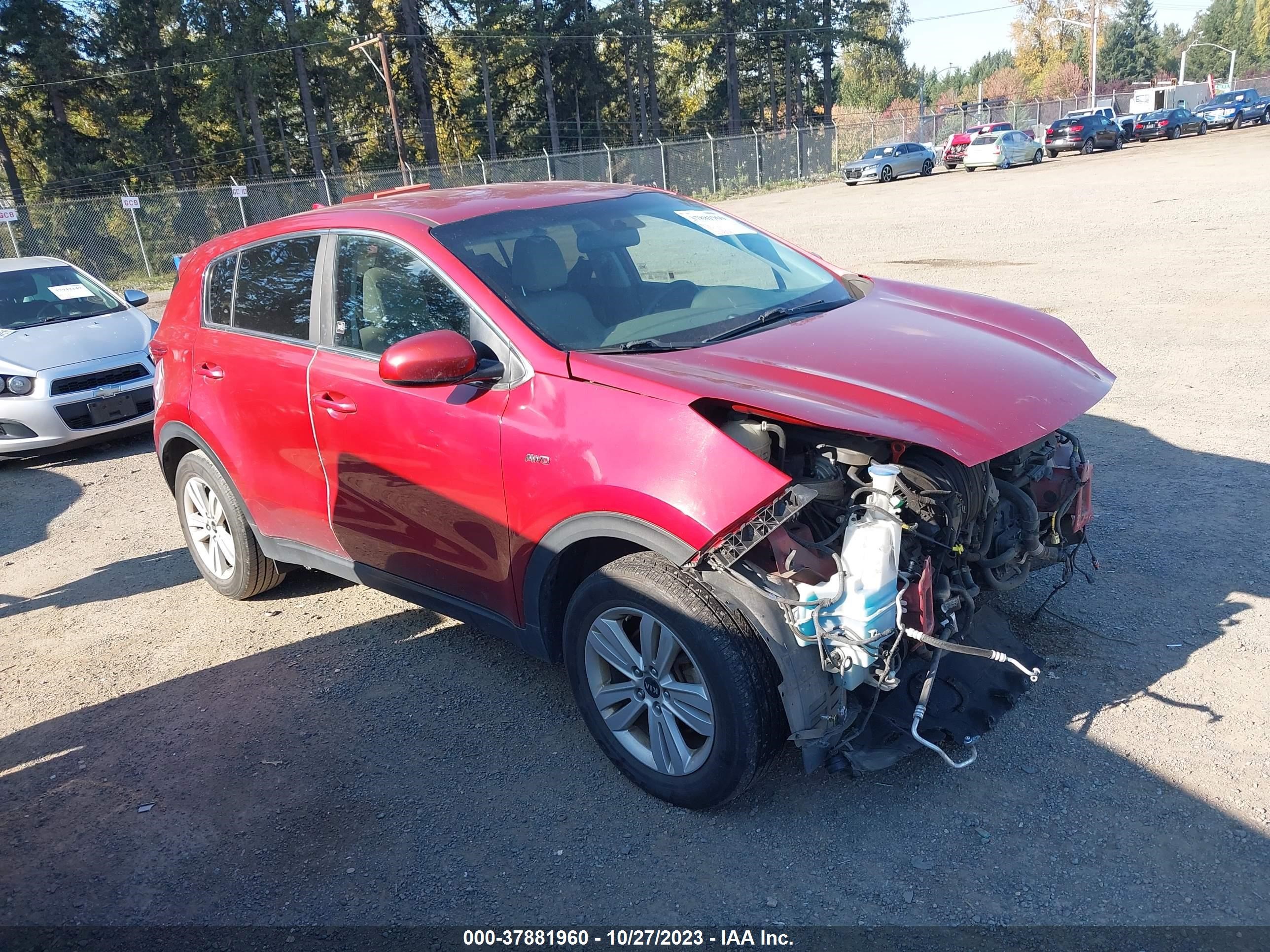 KIA SPORTAGE 2017 kndpmcac6h7112365