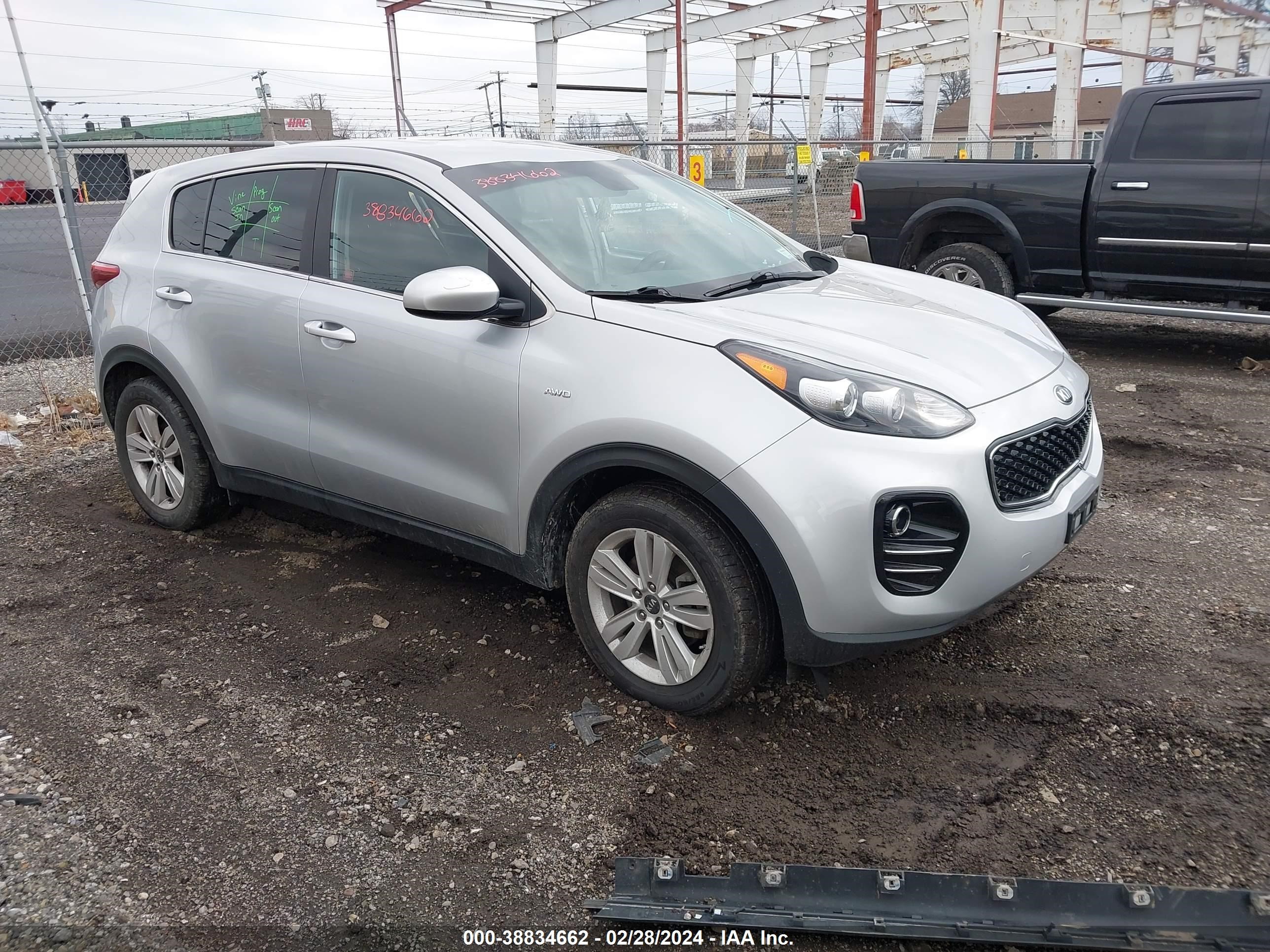 KIA SPORTAGE 2019 kndpmcac9k7589976