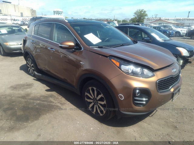 KIA SPORTAGE 2017 kndpncac0h7105263