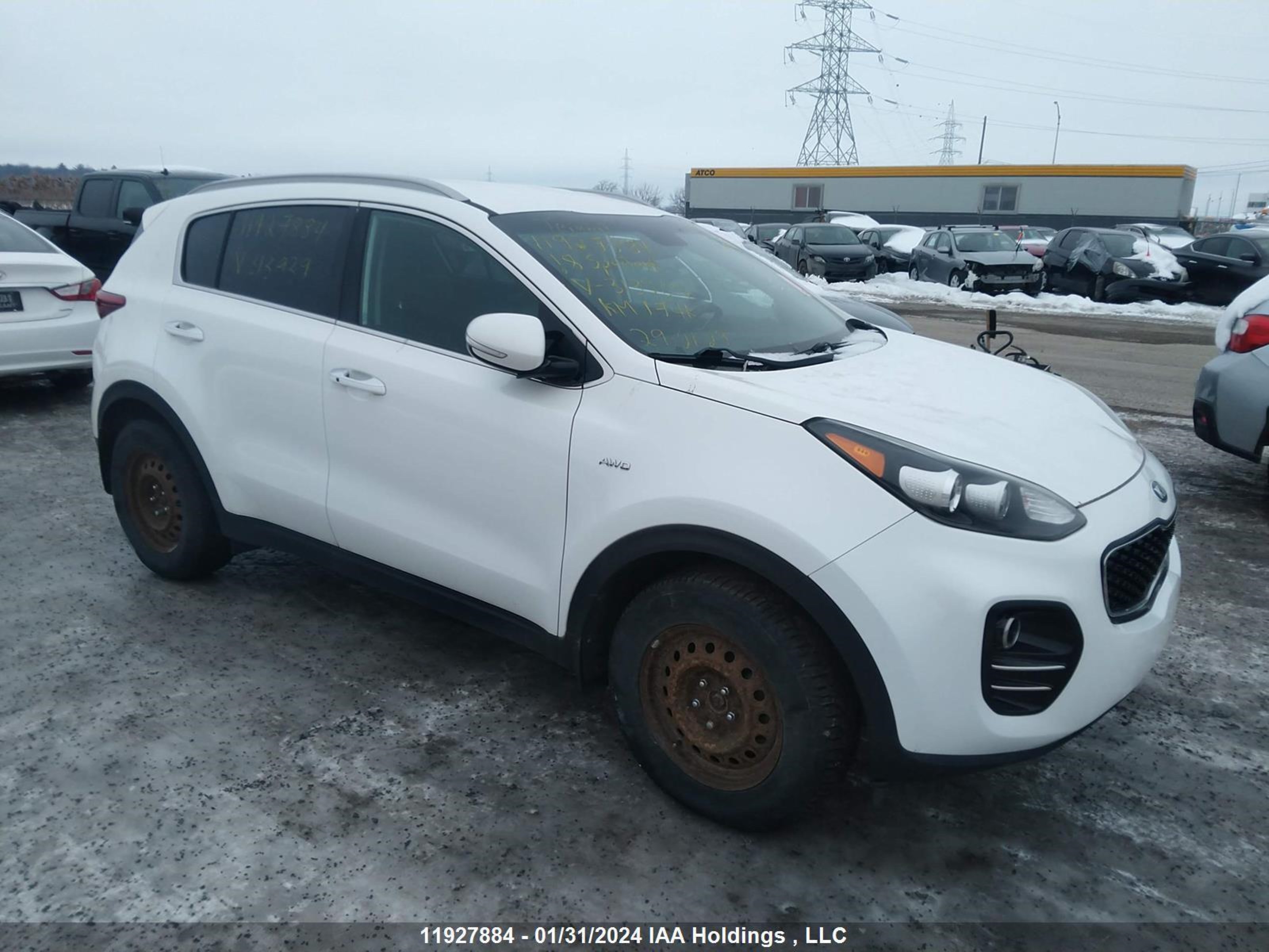 KIA SPORTAGE 2018 kndpncac0j7313939