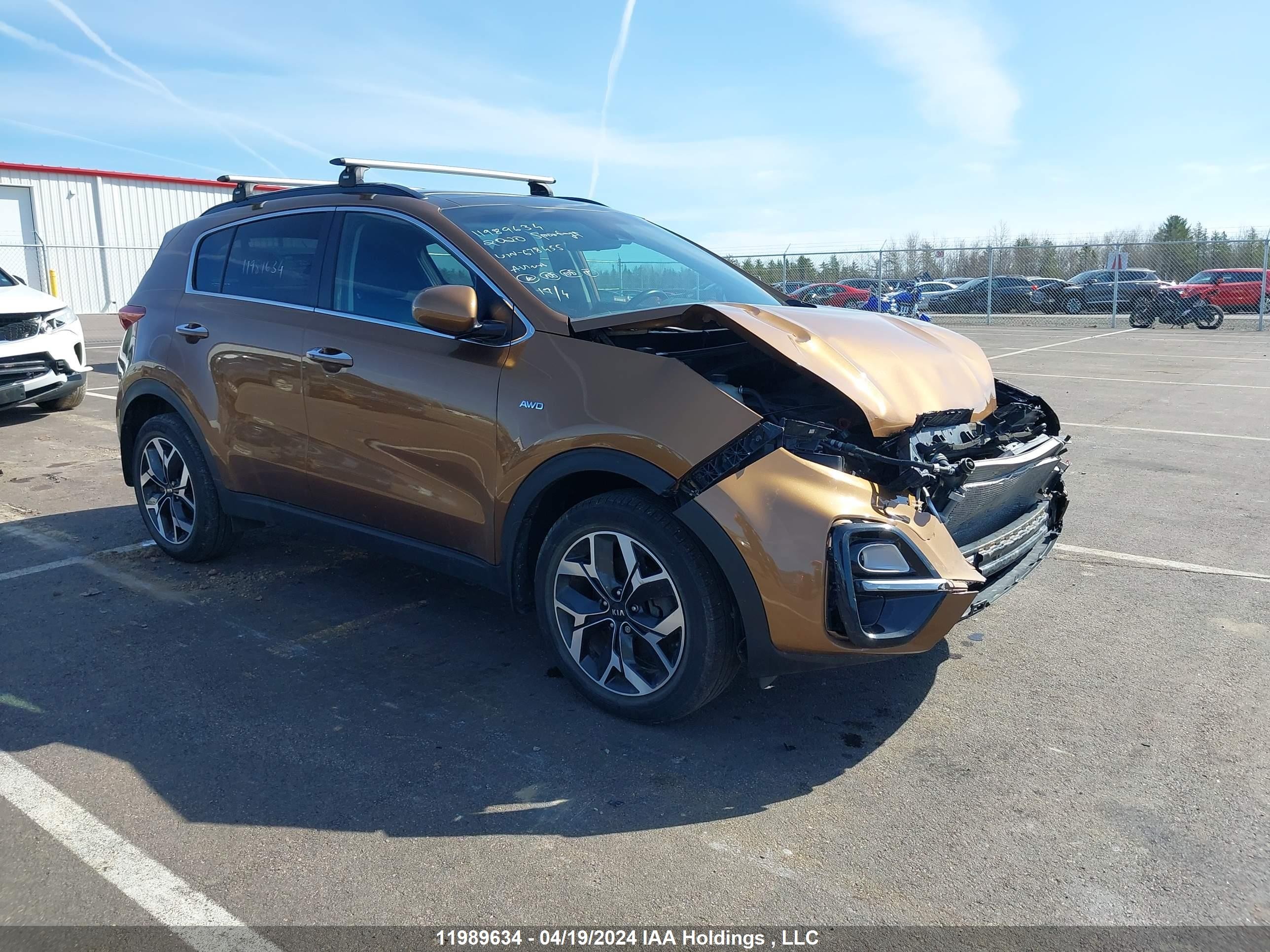 KIA SPORTAGE 2020 kndpncac1l7678455