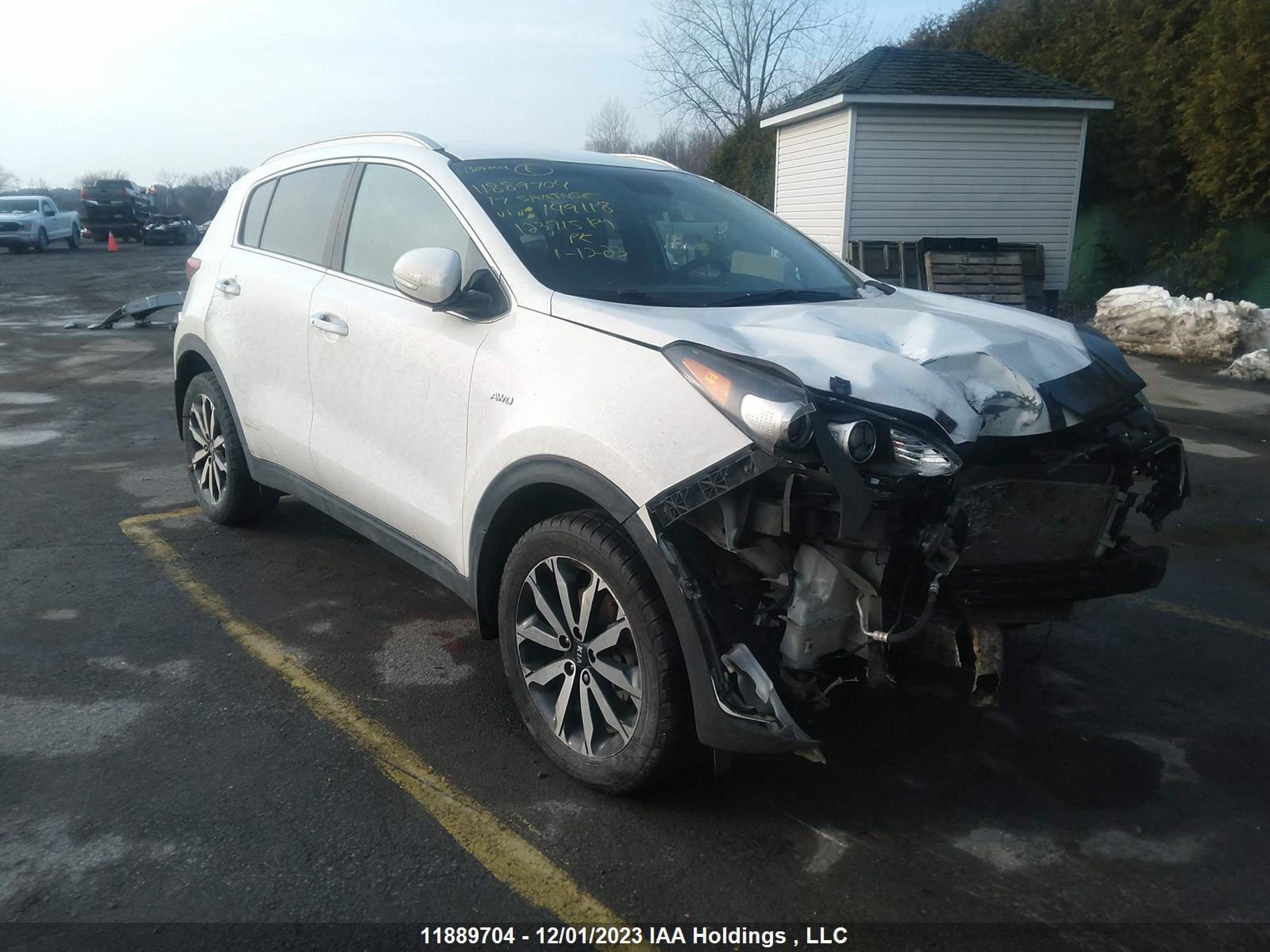 KIA SPORTAGE 2017 kndpncac2h7149118