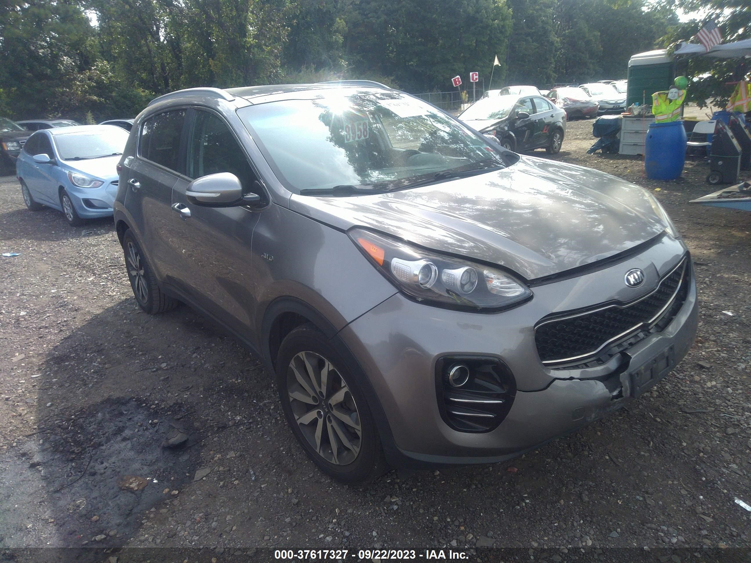 KIA SPORTAGE 2017 kndpncac5h7296484