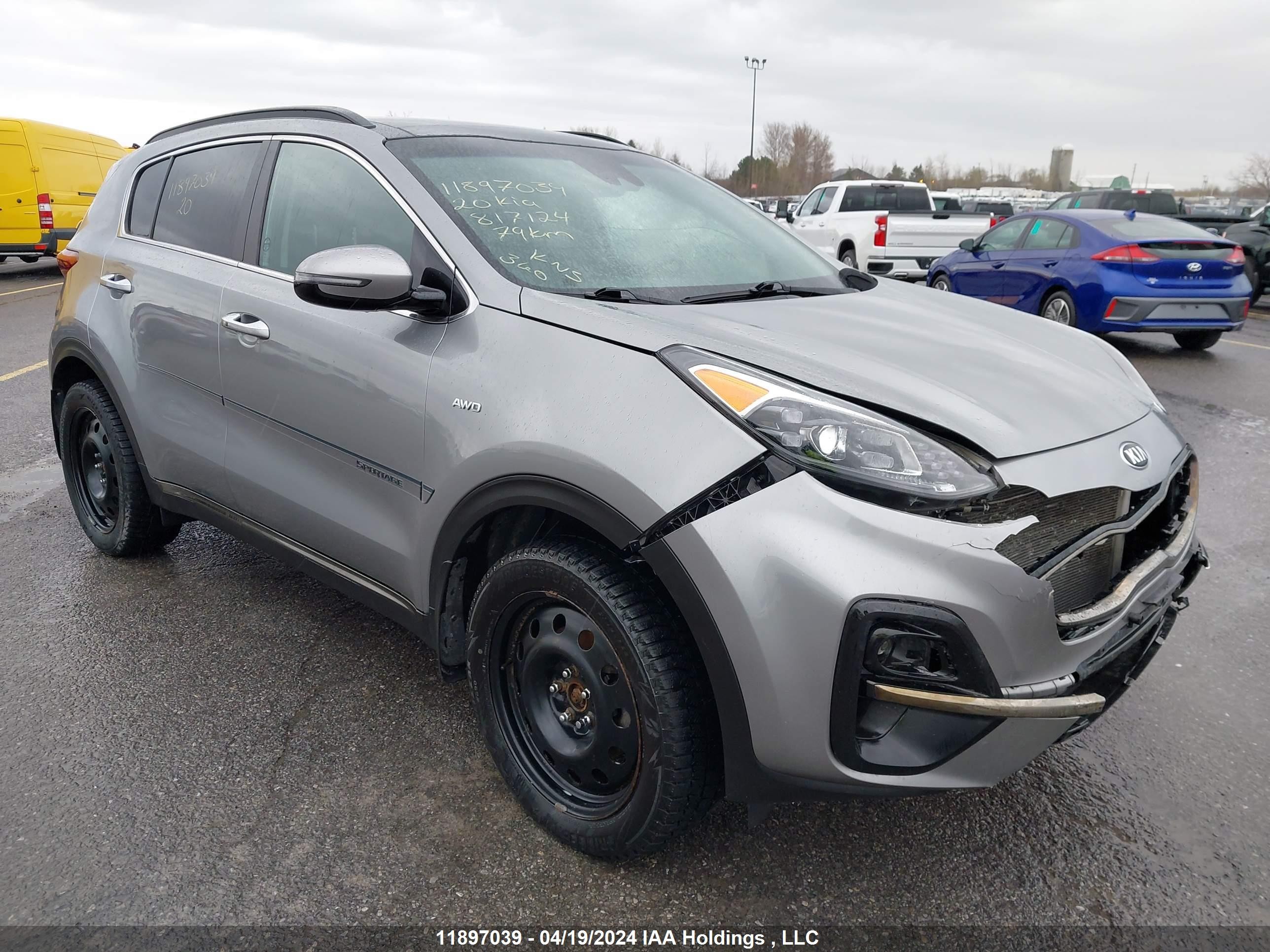 KIA SPORTAGE 2020 kndpncac6l7817124