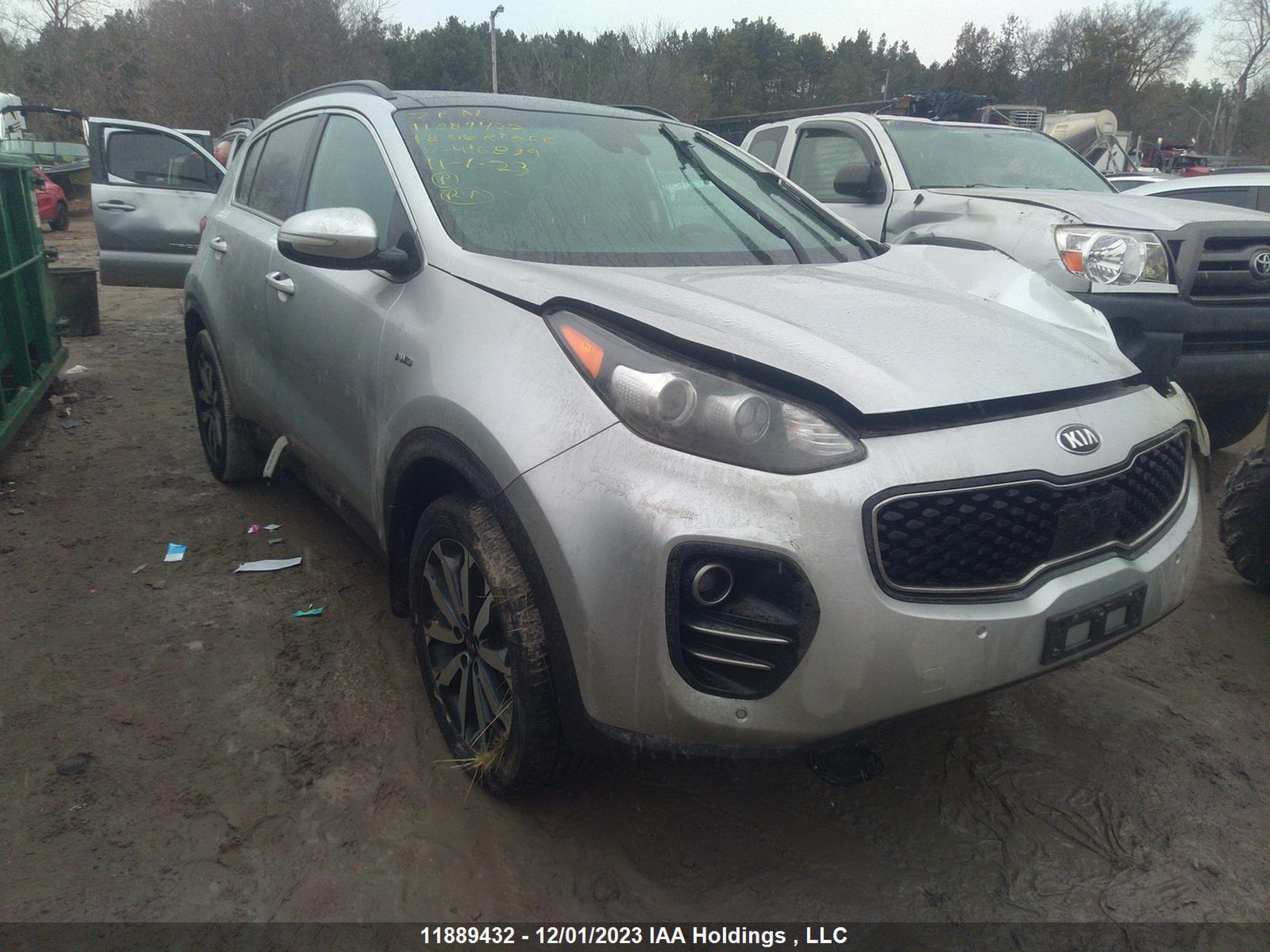 KIA SPORTAGE 2018 kndpncac7j7416839