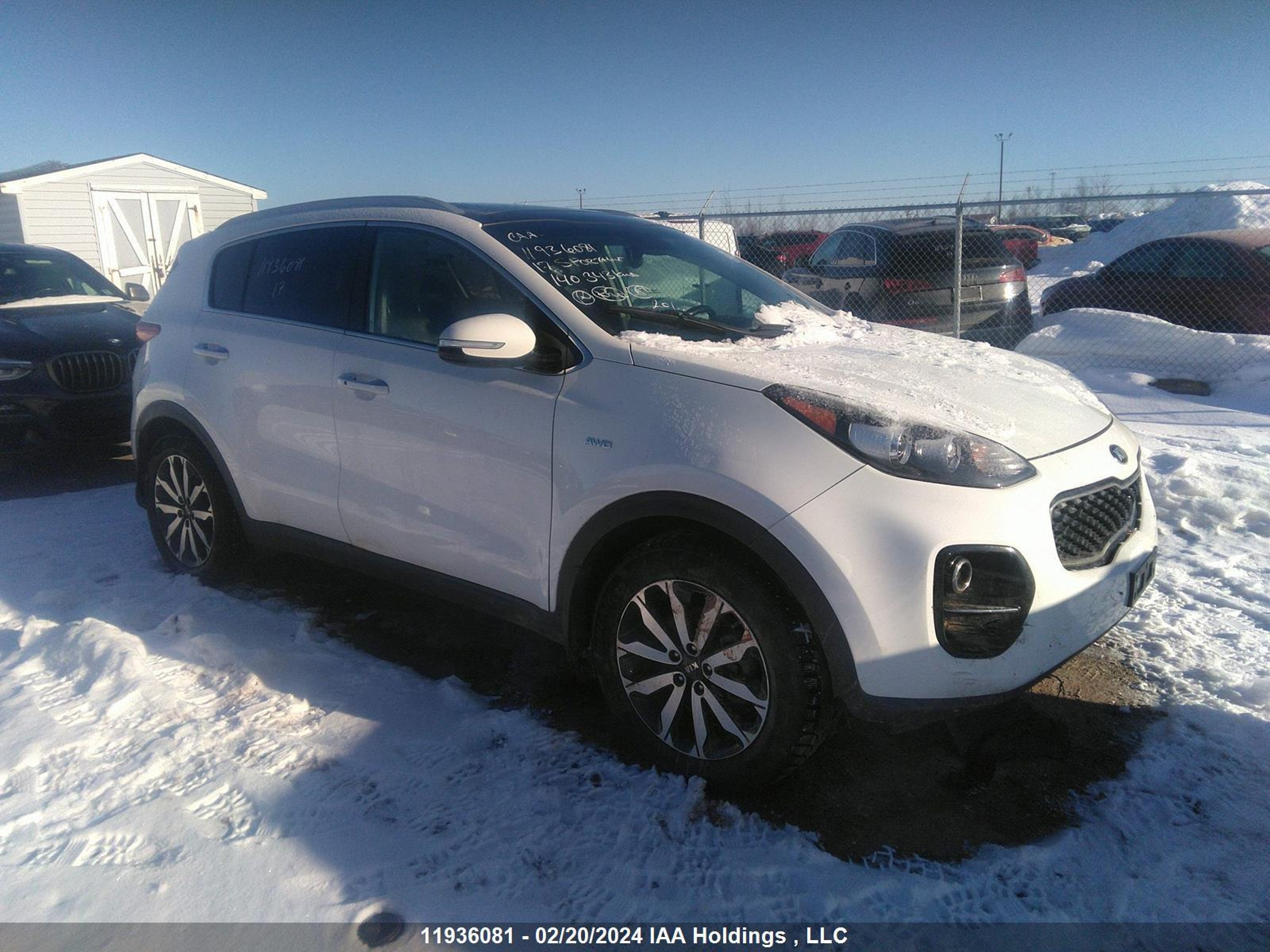 KIA SPORTAGE 2017 kndpncacxh7199135