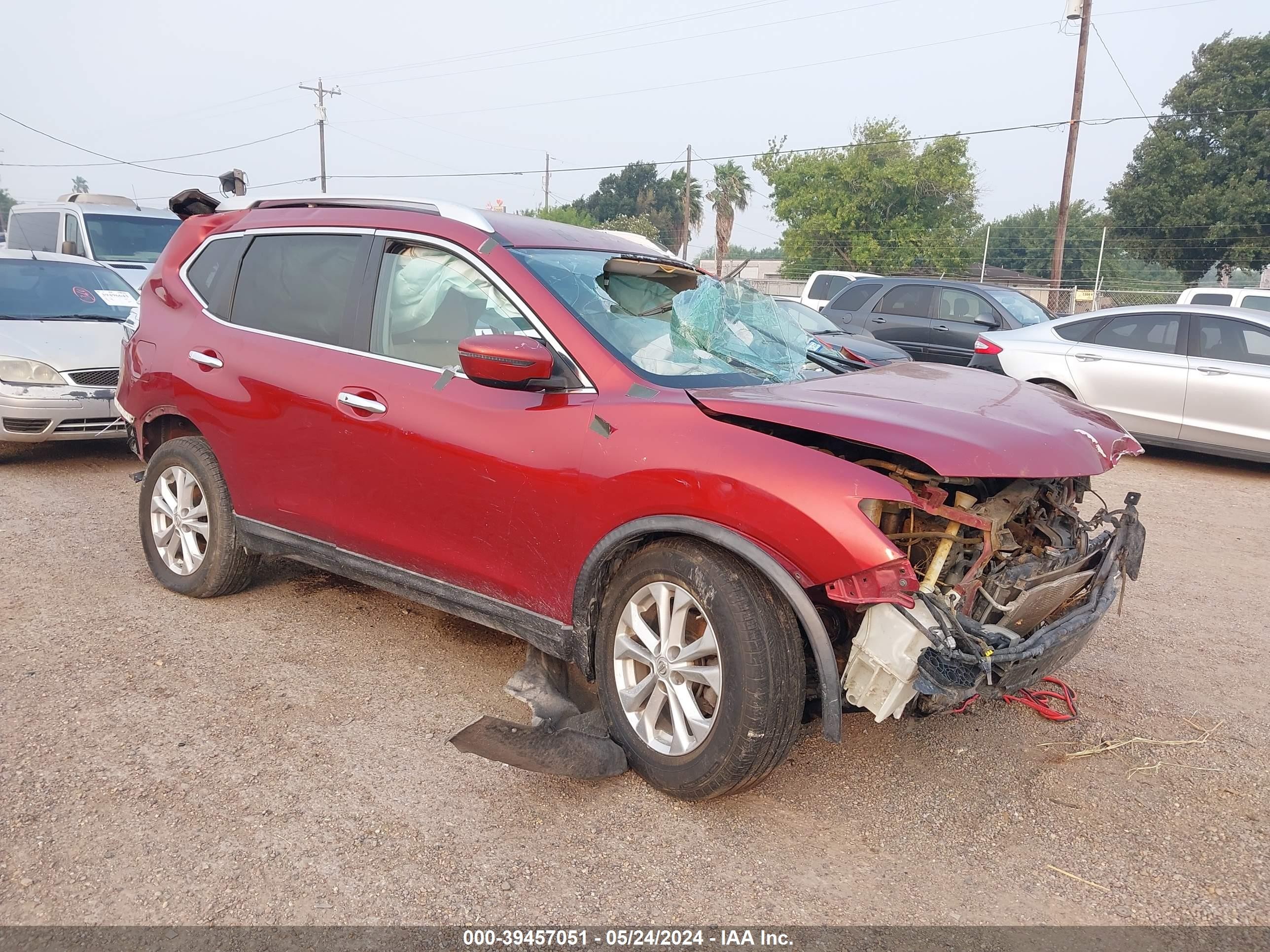 NISSAN ROGUE 2016 knmat2mt6gp646608