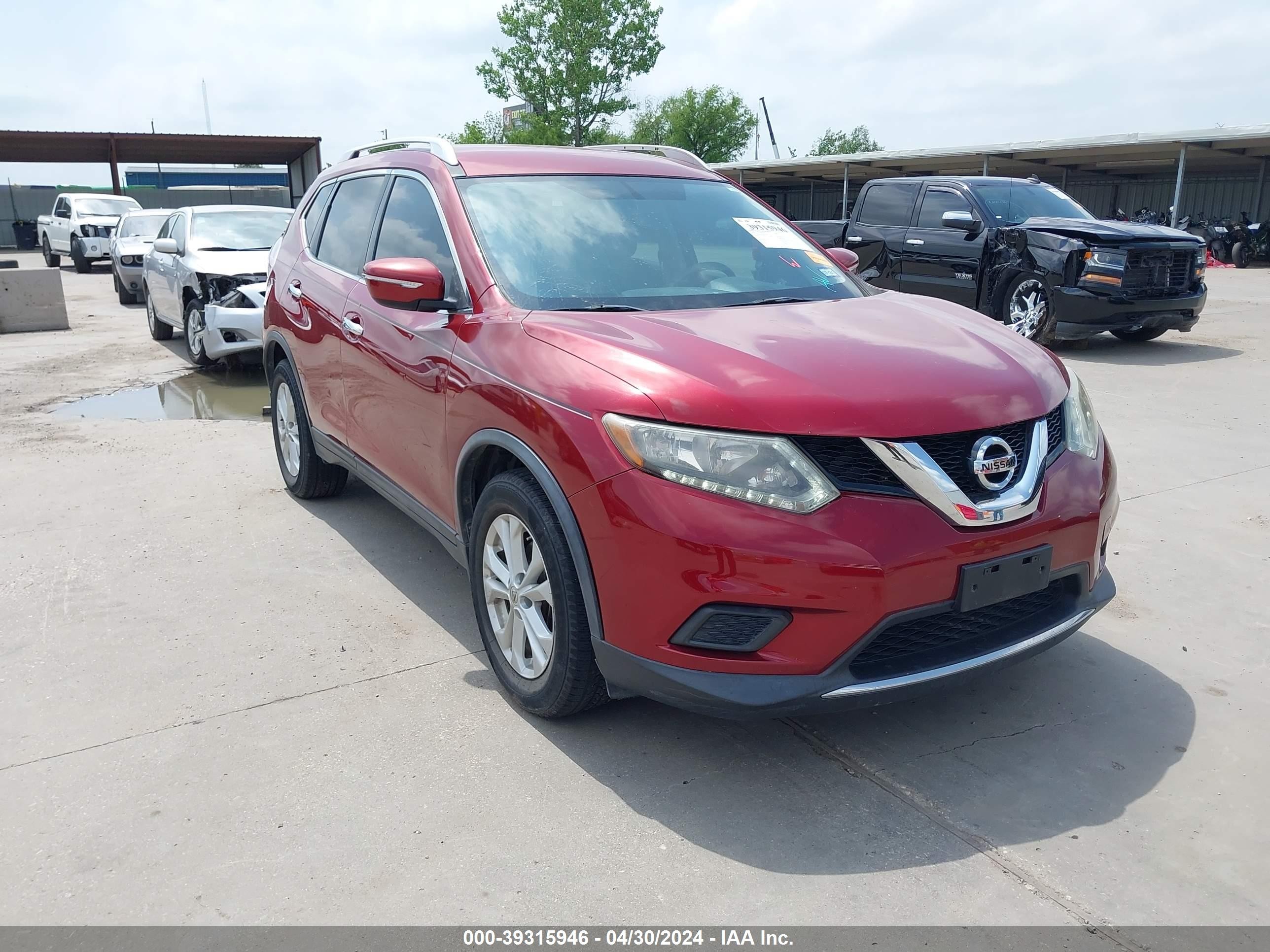 NISSAN ROGUE 2015 knmat2mt9fp539051