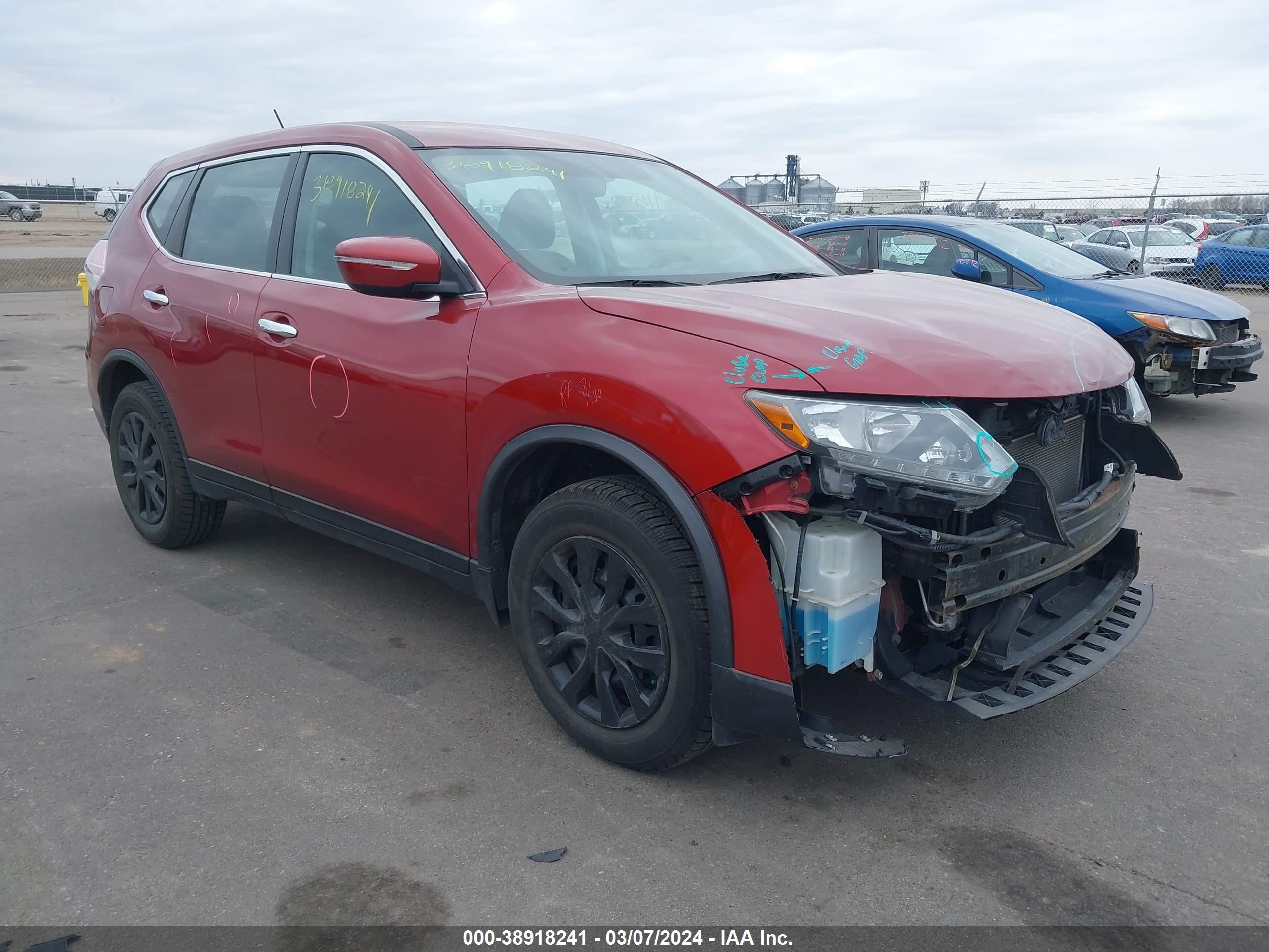 NISSAN ROGUE 2015 knmat2mv2fp562298