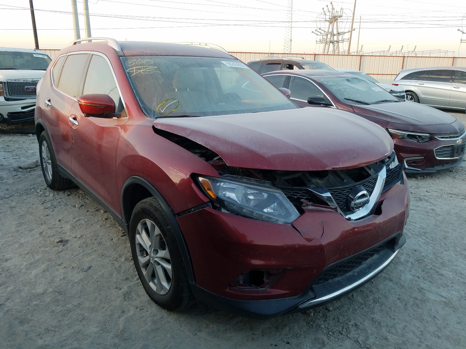 NISSAN ROGUE S 2016 knmat2mv7gp594908