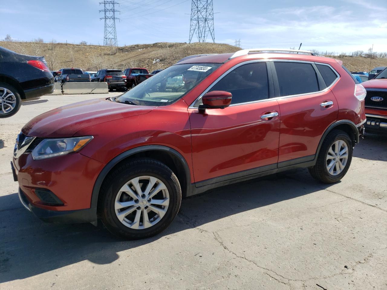 NISSAN ROGUE 2016 knmat2mvxgp593445