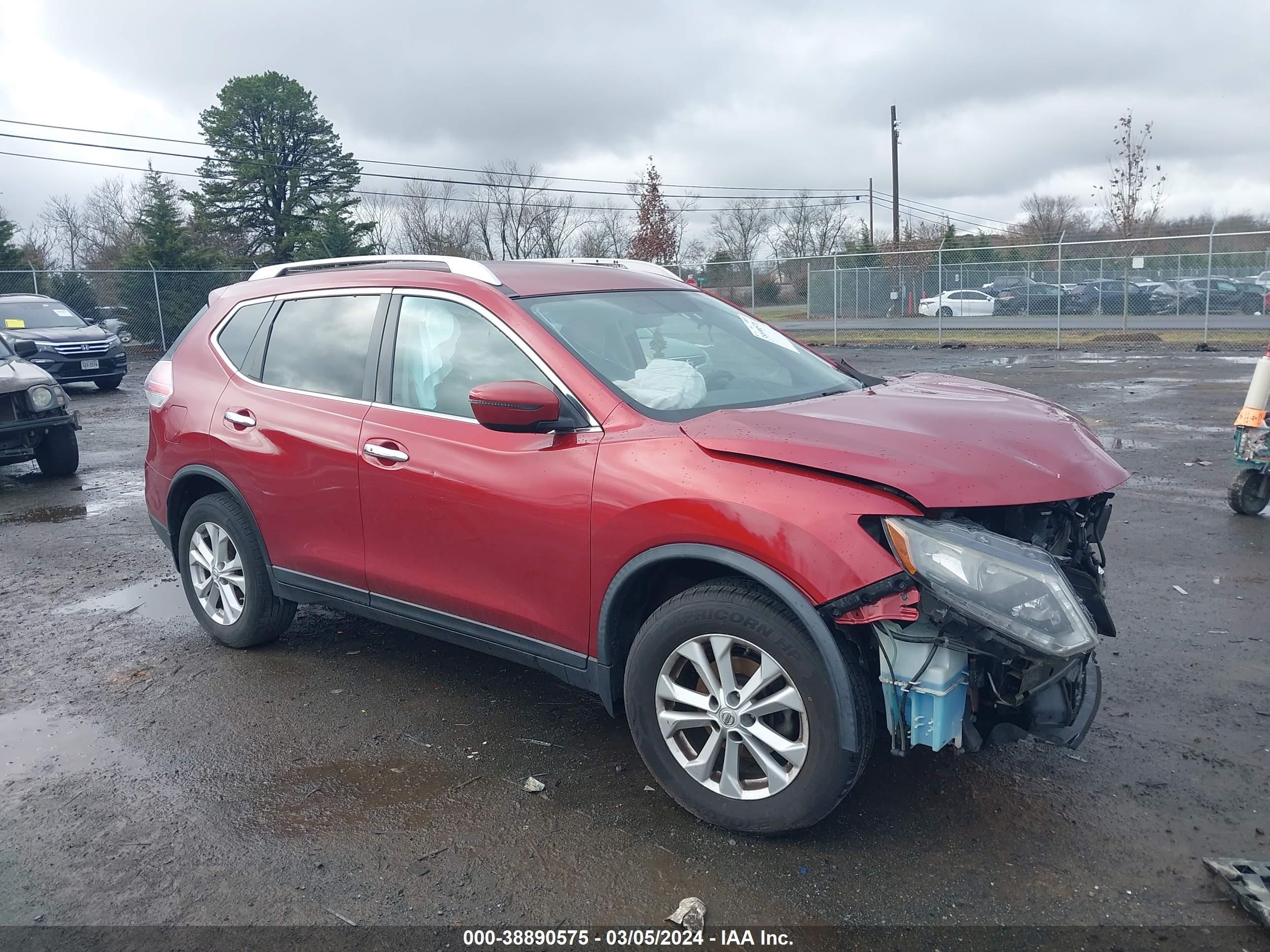 NISSAN ROGUE 2016 knmat2mvxgp598600