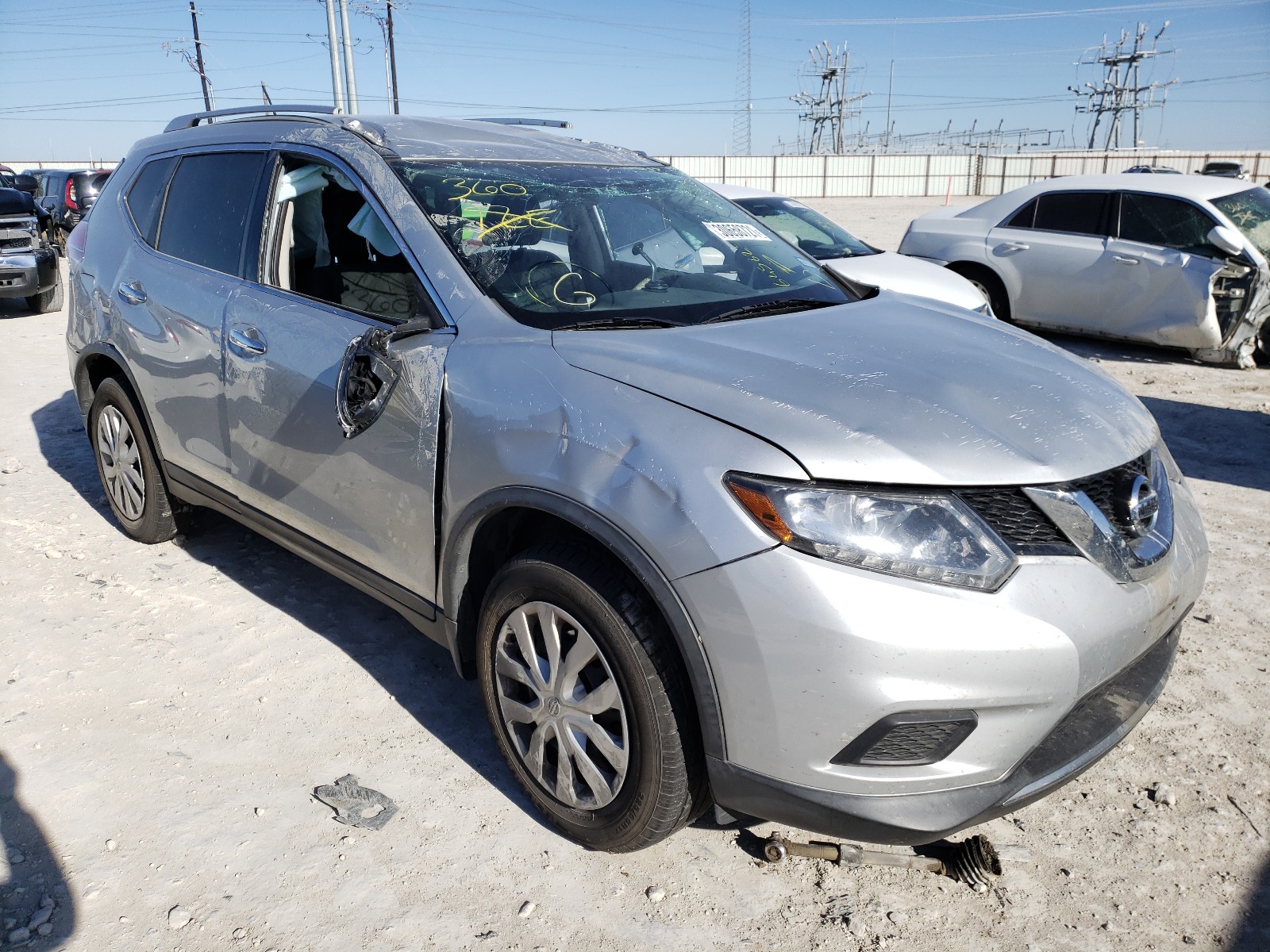 NISSAN ROGUE S 2016 knmat2mvxgp645625