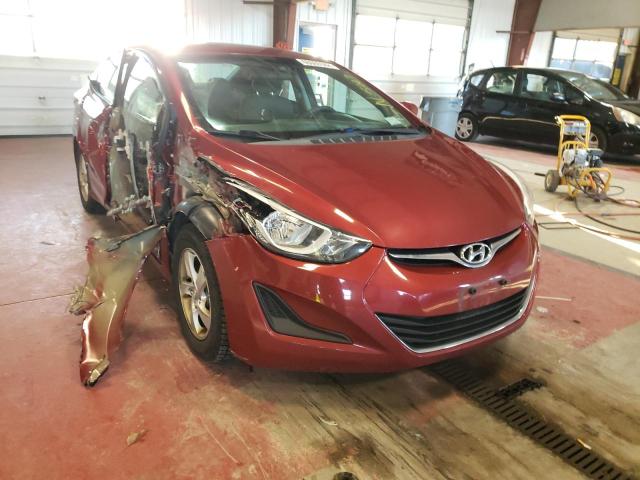 HYUNDAI ELANTRA SE 2014 knpdh4ae1eh533433