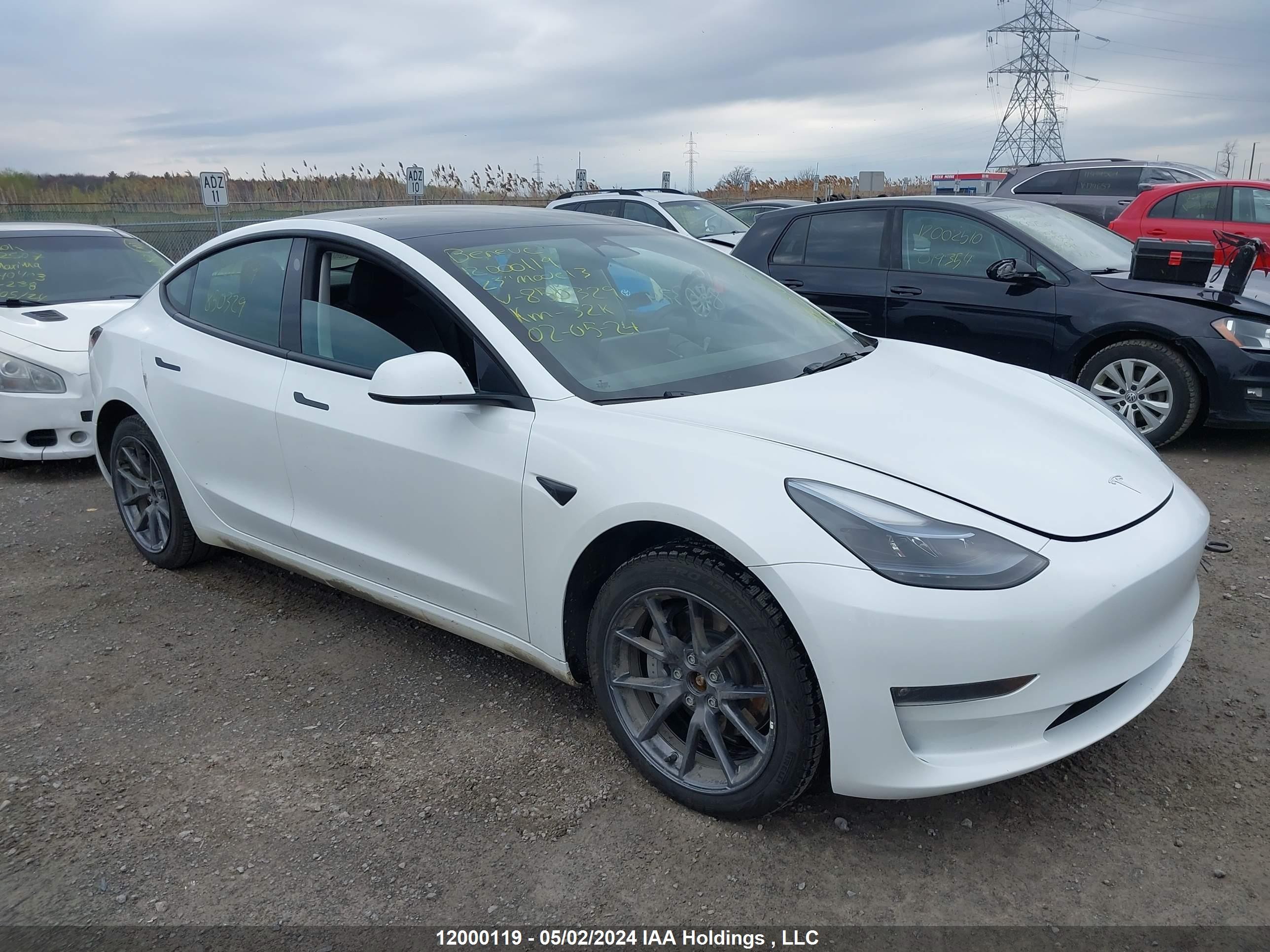 TESLA MODEL 3 2023 lrw3e1eb4pc850329