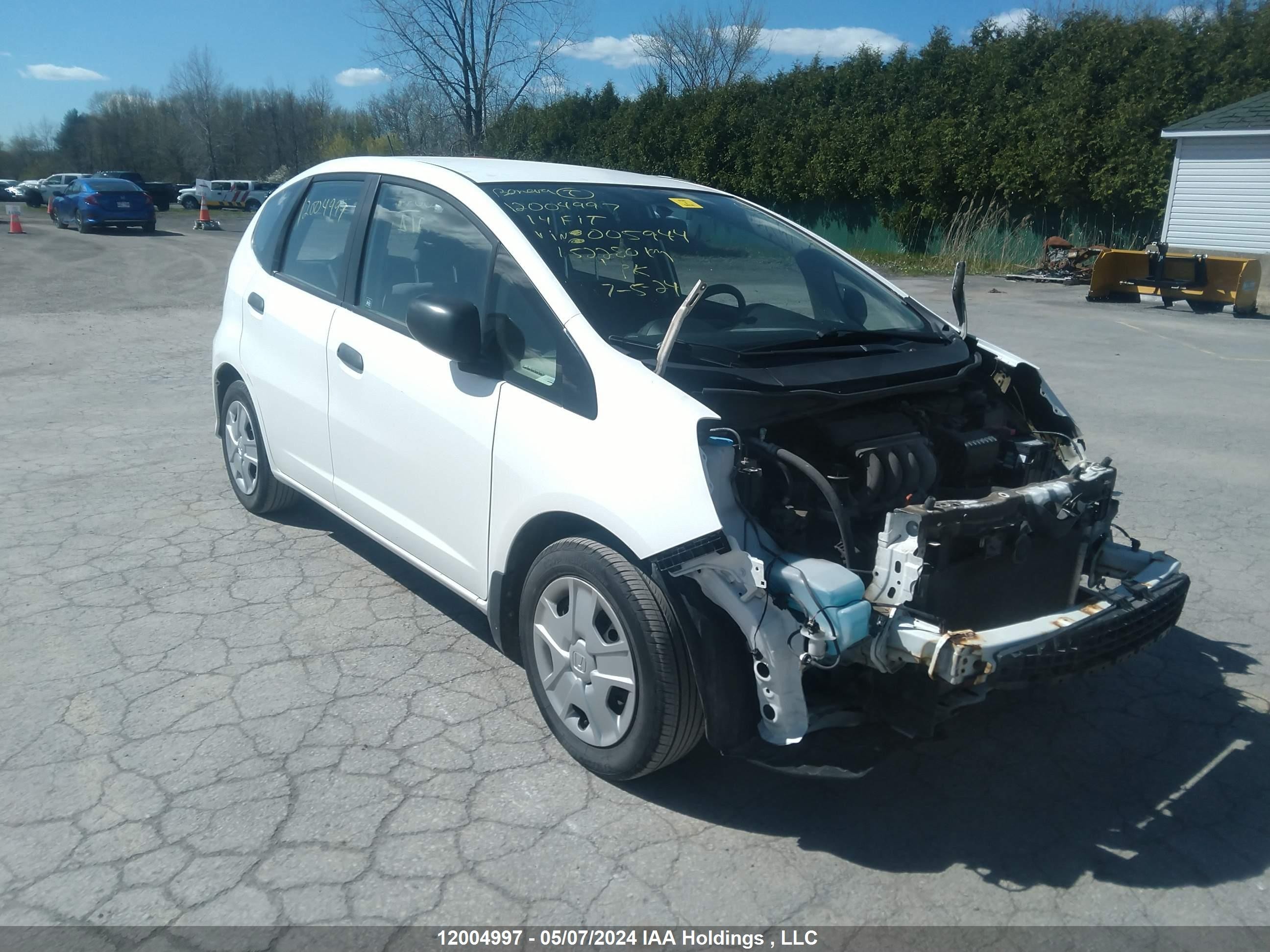 HONDA FIT 2014 lucge8h34e3005944