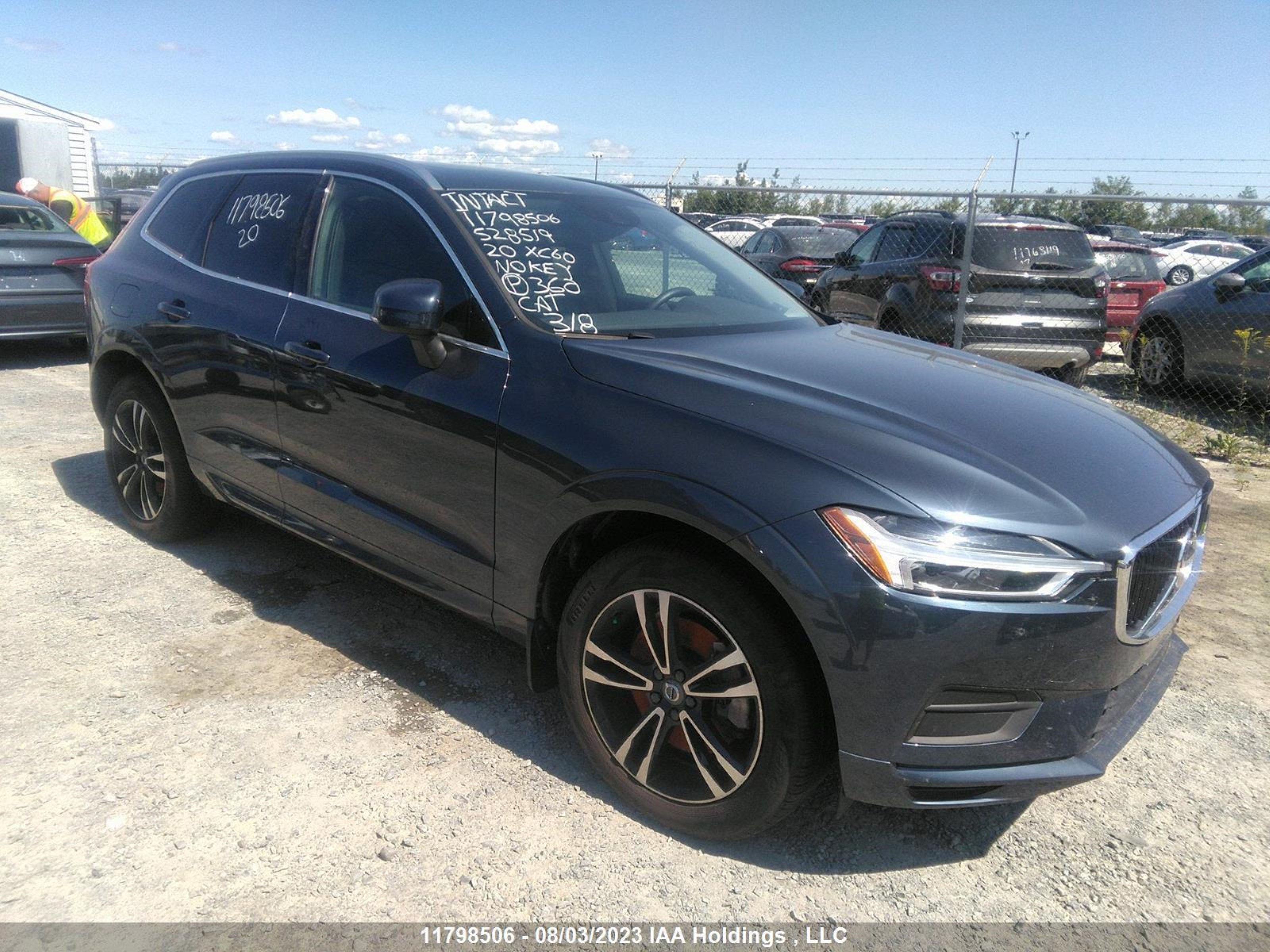 VOLVO XC60 2020 lyva22rk8lb528519