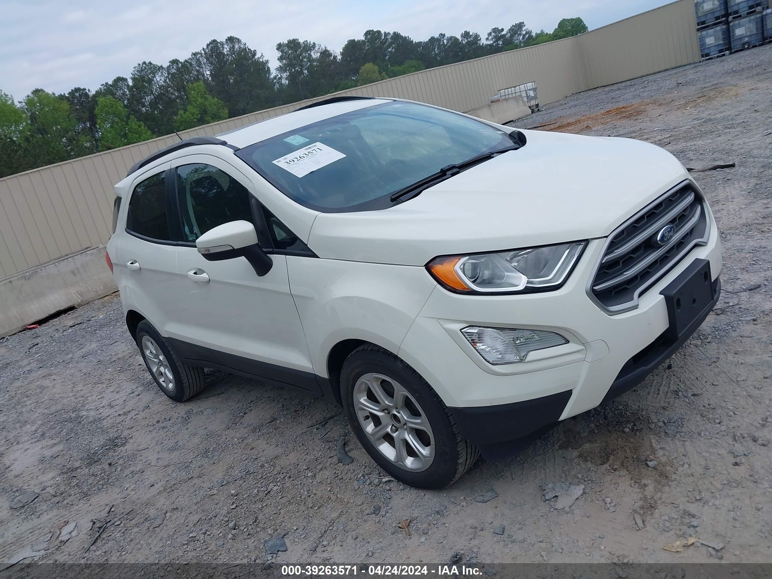 FORD ECOSPORT 2020 maj3s2ge3lc326906