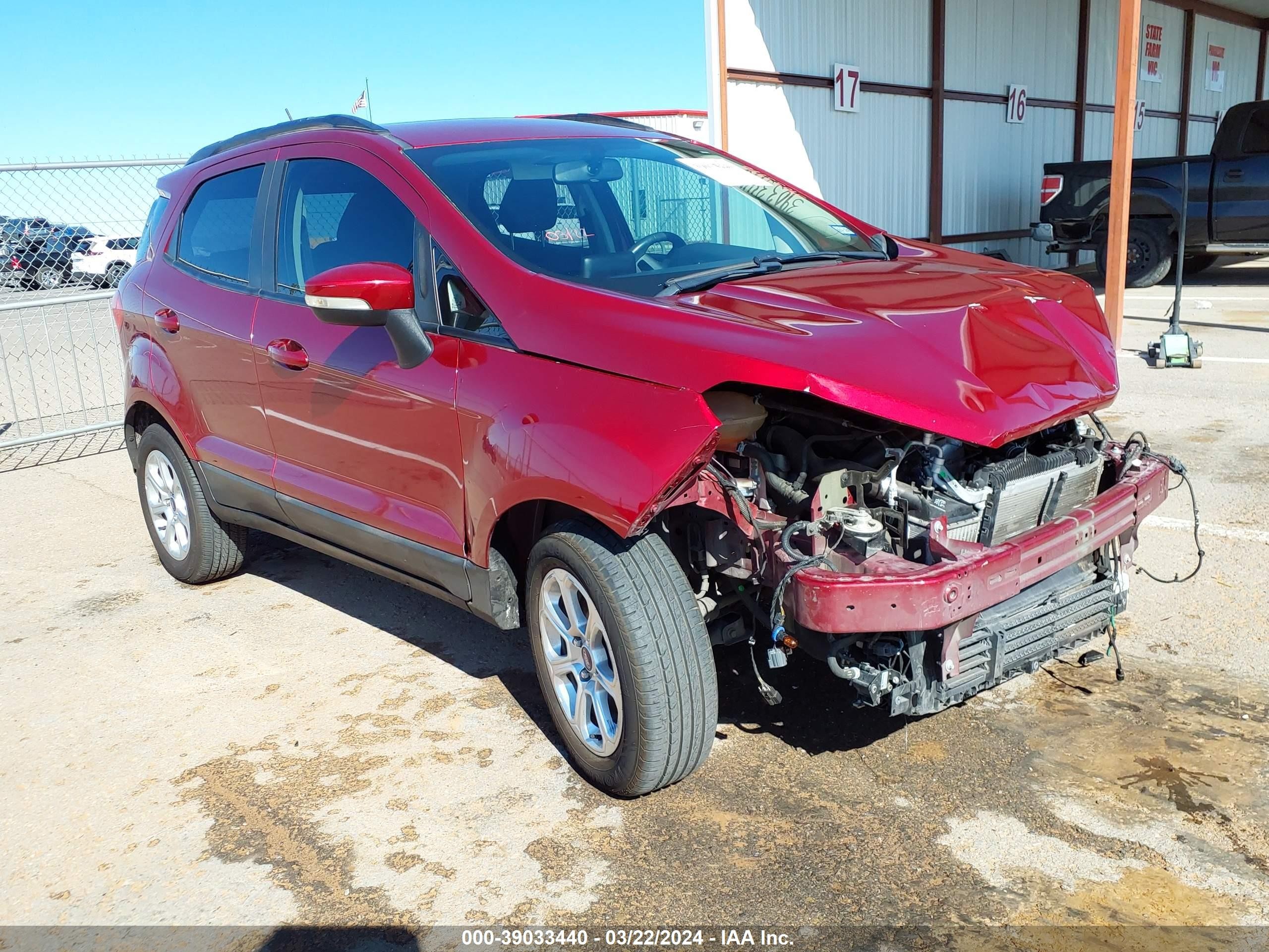 FORD ECOSPORT 2019 maj3s2ge5kc295043