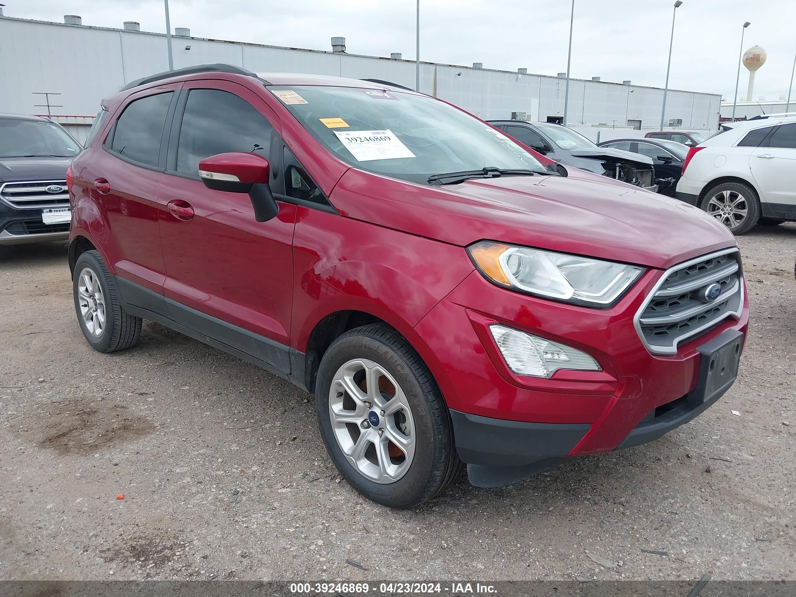 FORD ECOSPORT 2020 maj3s2ge5lc362628