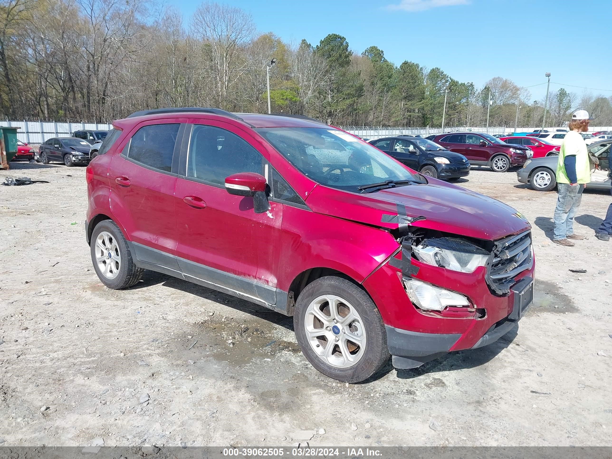 FORD ECOSPORT 2019 maj3s2ge7kc266188