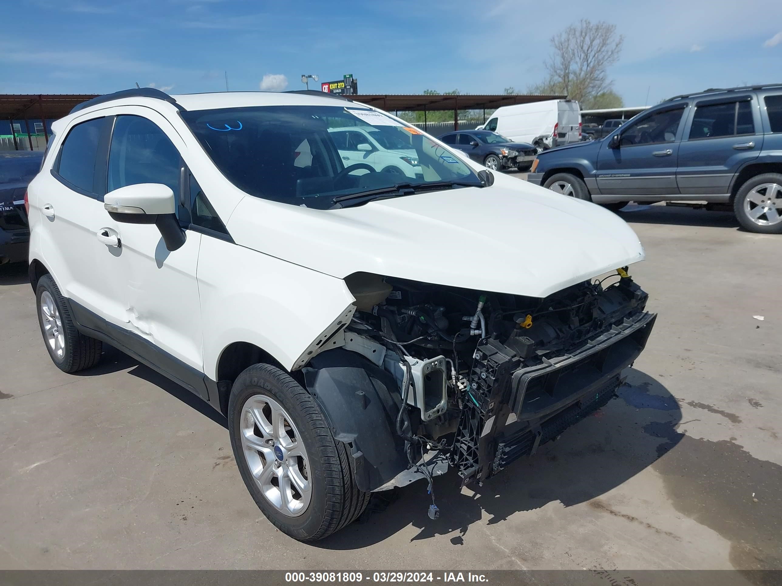 FORD ECOSPORT 2019 maj6s3gl1kc277172