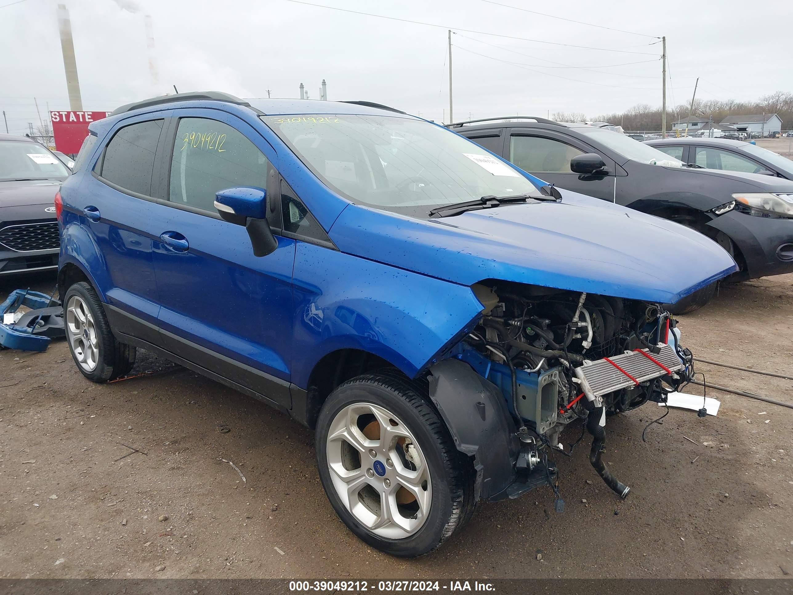 FORD ECOSPORT 2022 maj6s3gl3nc461761