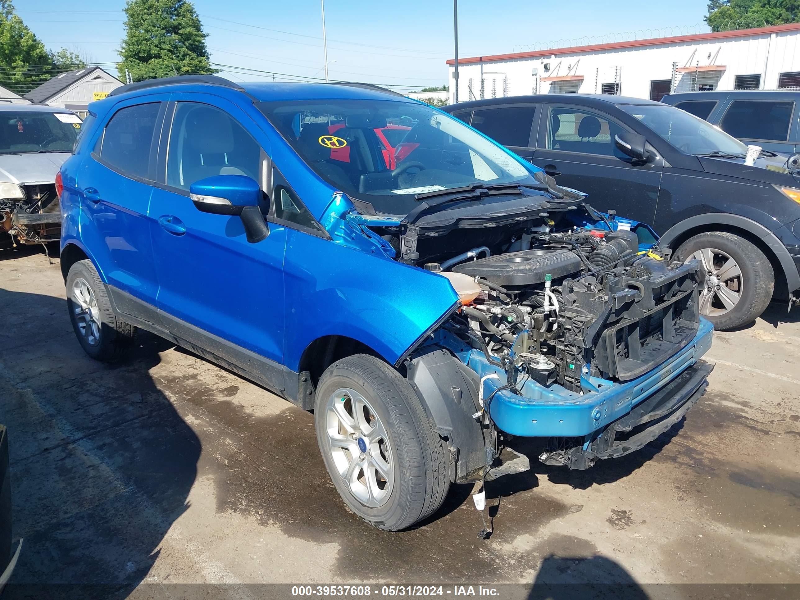 FORD ECOSPORT 2020 maj6s3gl9lc334333