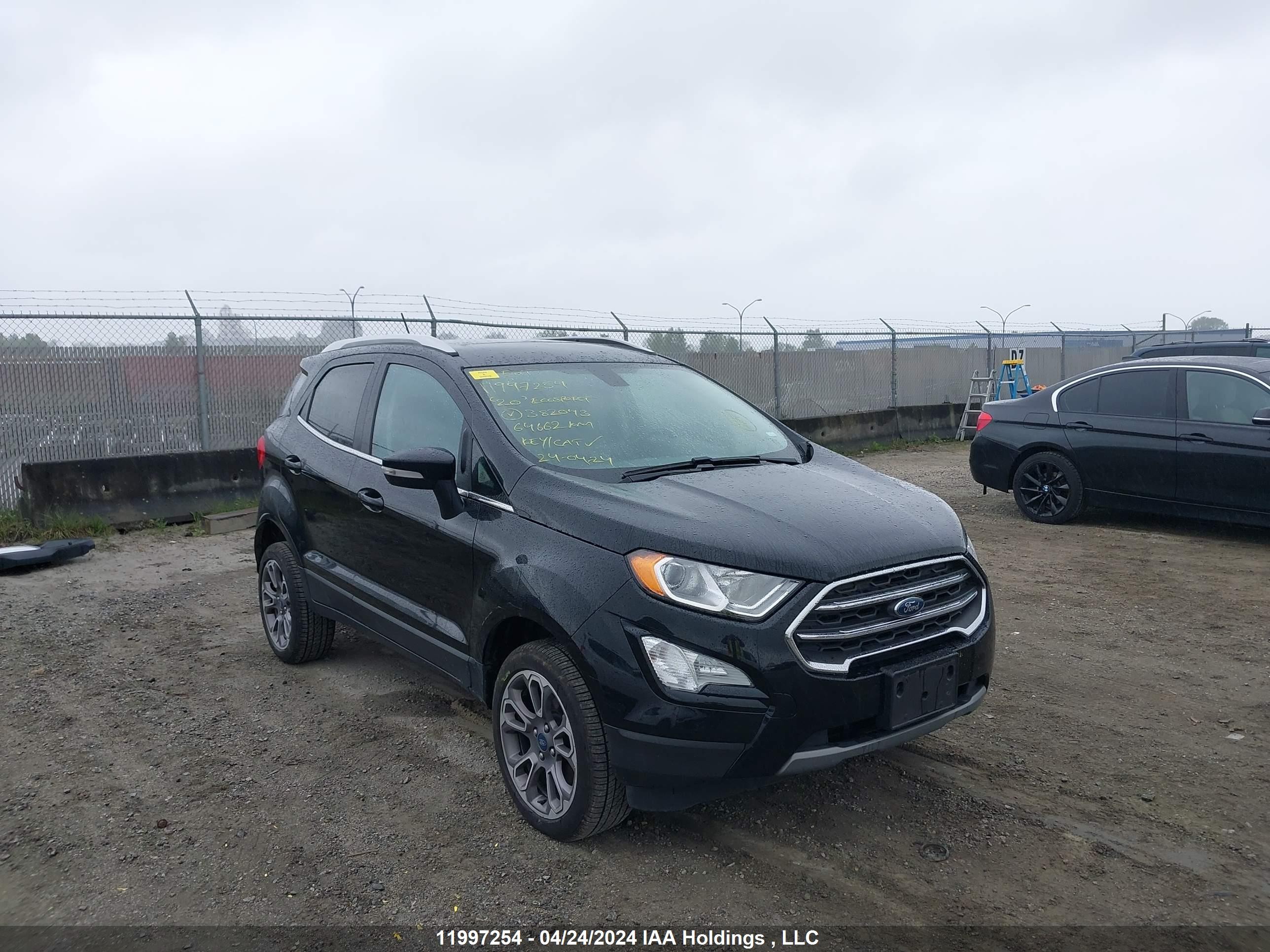 FORD ECOSPORT 2020 maj6s3klxlc382043