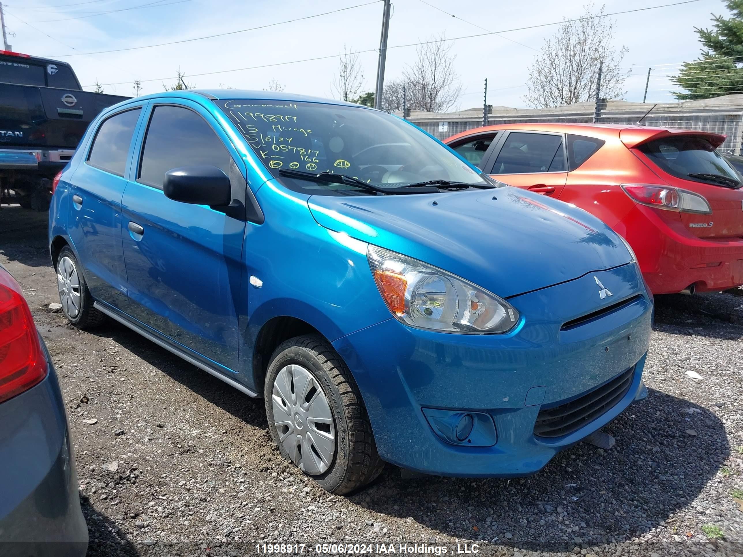 MITSUBISHI MIRAGE 2015 ml32a3hj0fh057817