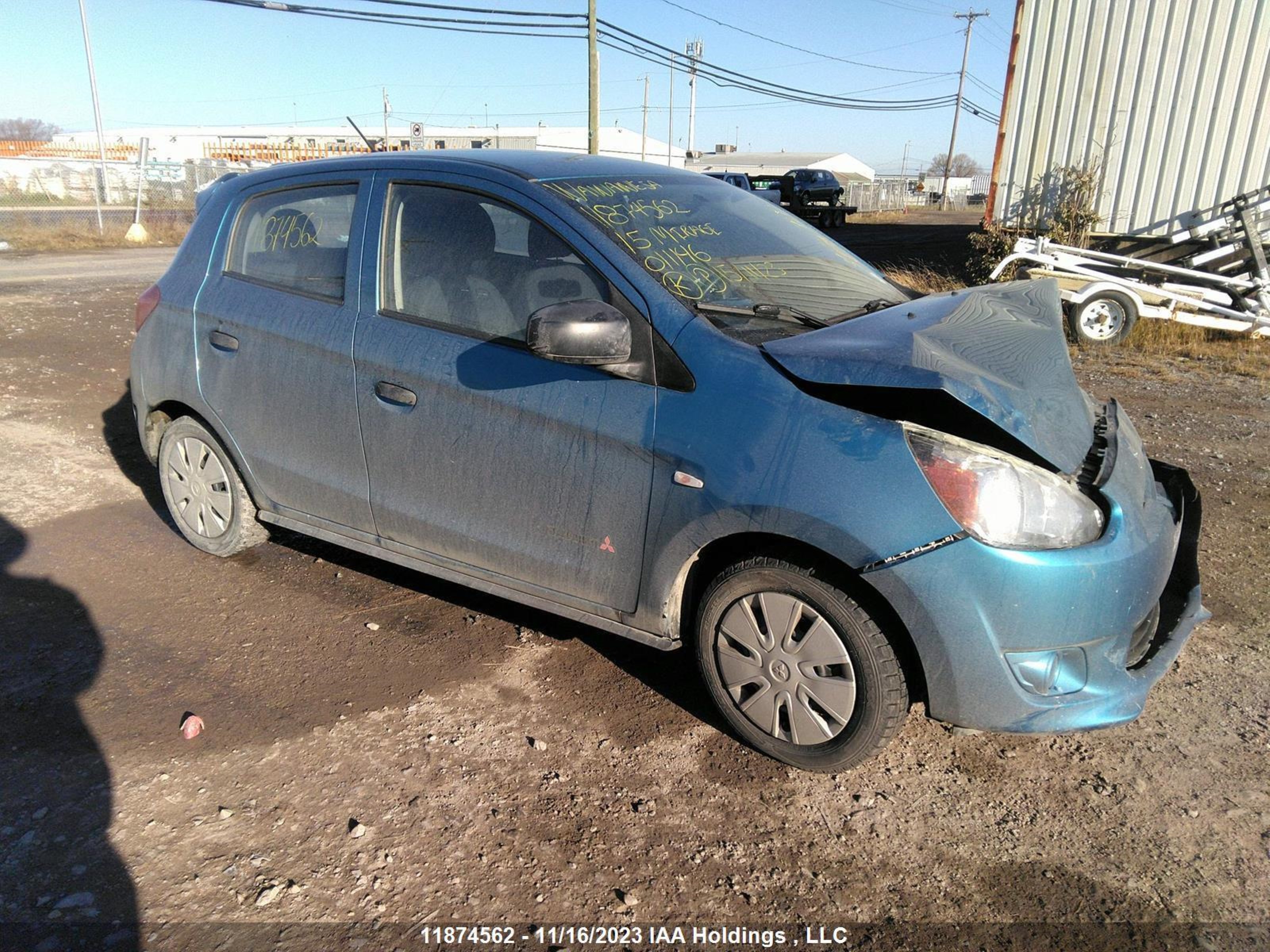 MITSUBISHI MIRAGE 2015 ml32a3hj2fh011146