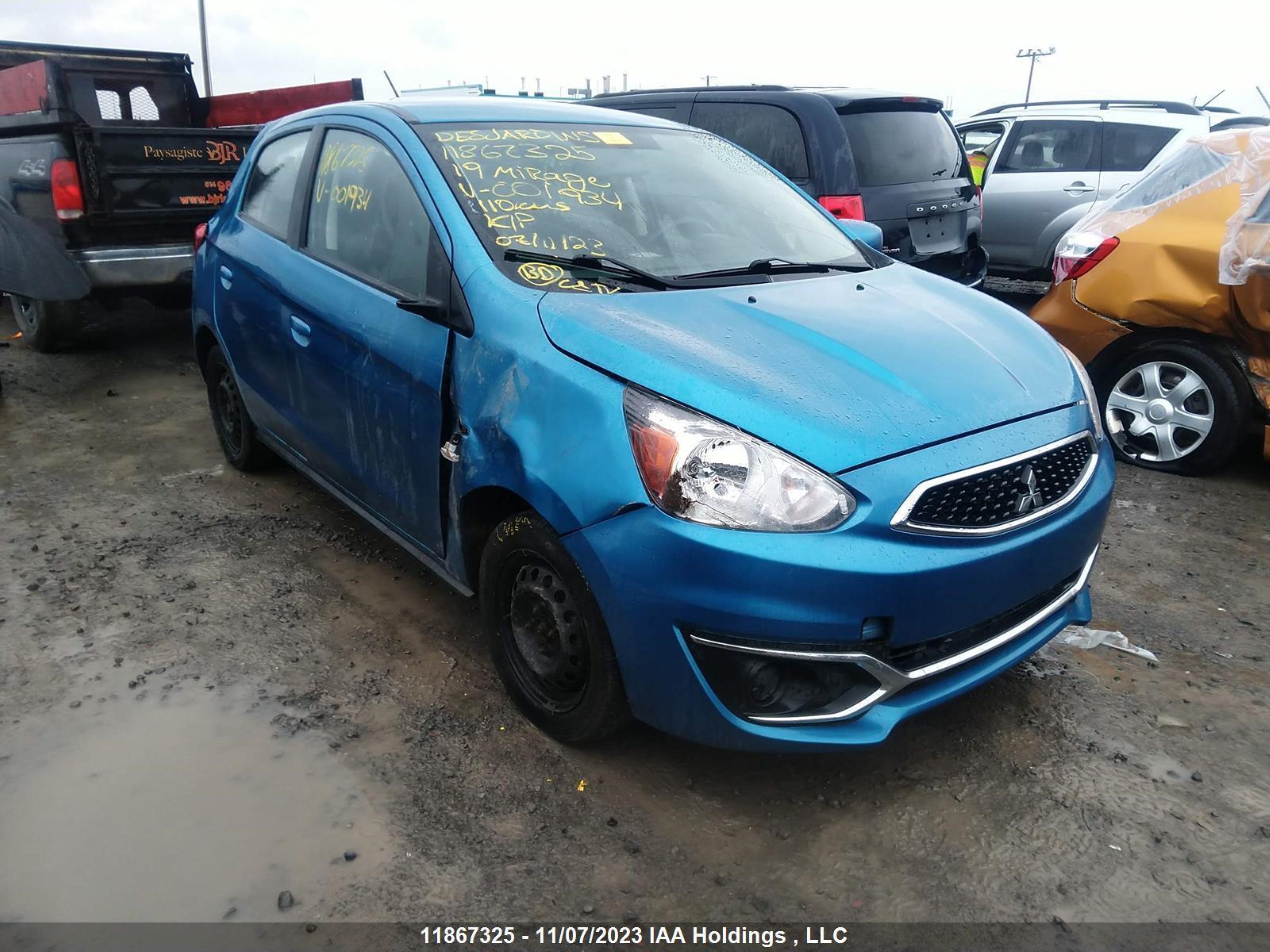 MITSUBISHI MIRAGE 2019 ml32a3hj7kh001934