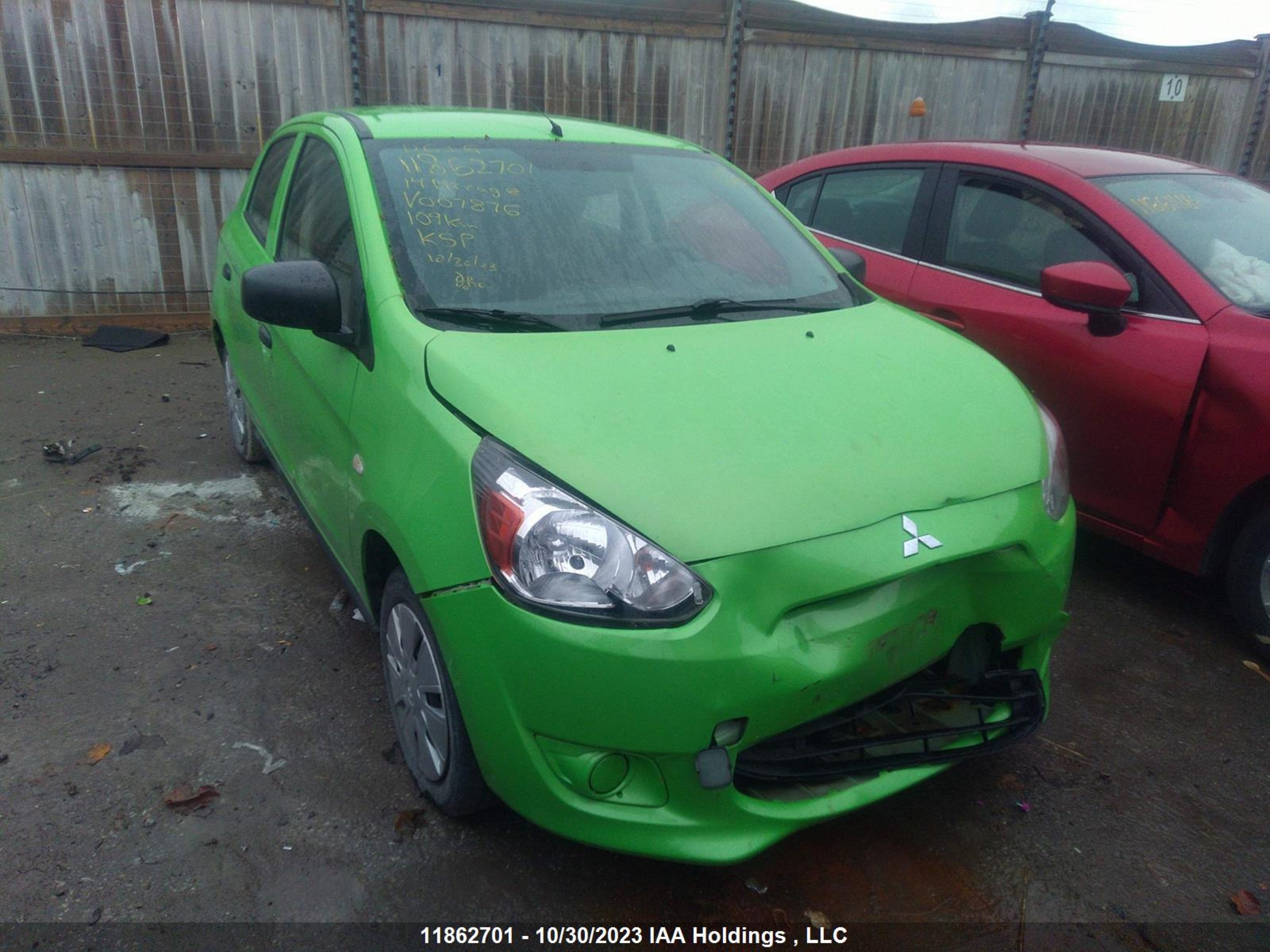 MITSUBISHI MIRAGE 2014 ml32a3hjxeh007876