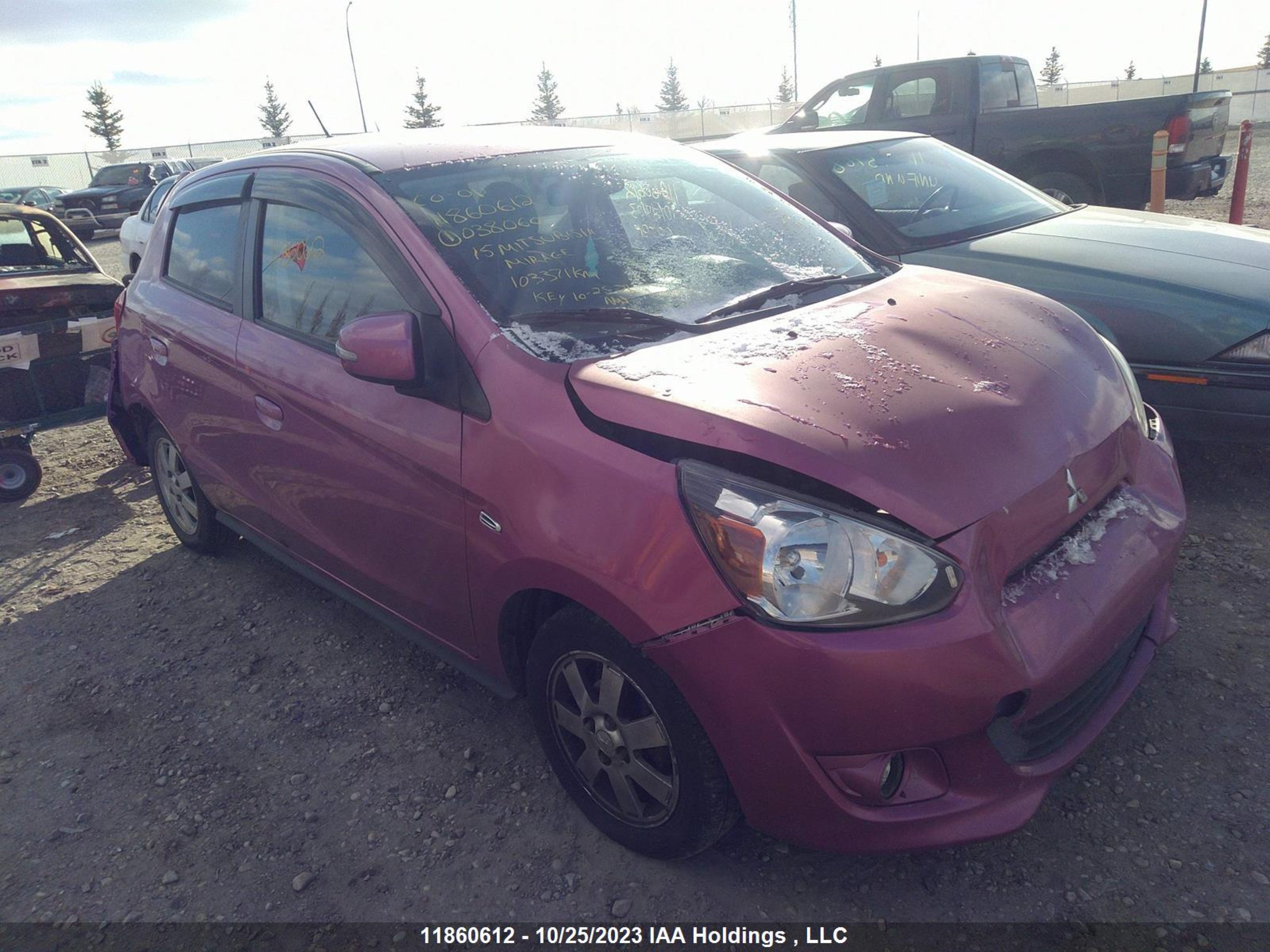 MITSUBISHI MIRAGE 2015 ml32a4hj9fh038060