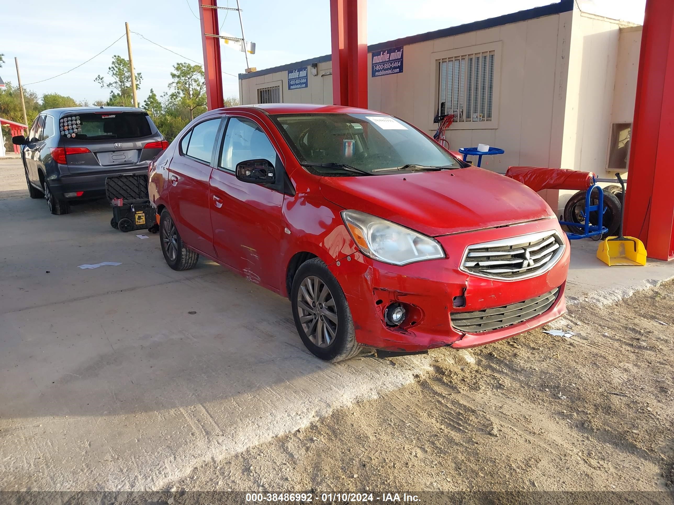 MITSUBISHI MIRAGE 2018 ml32f3fj9jhf04757