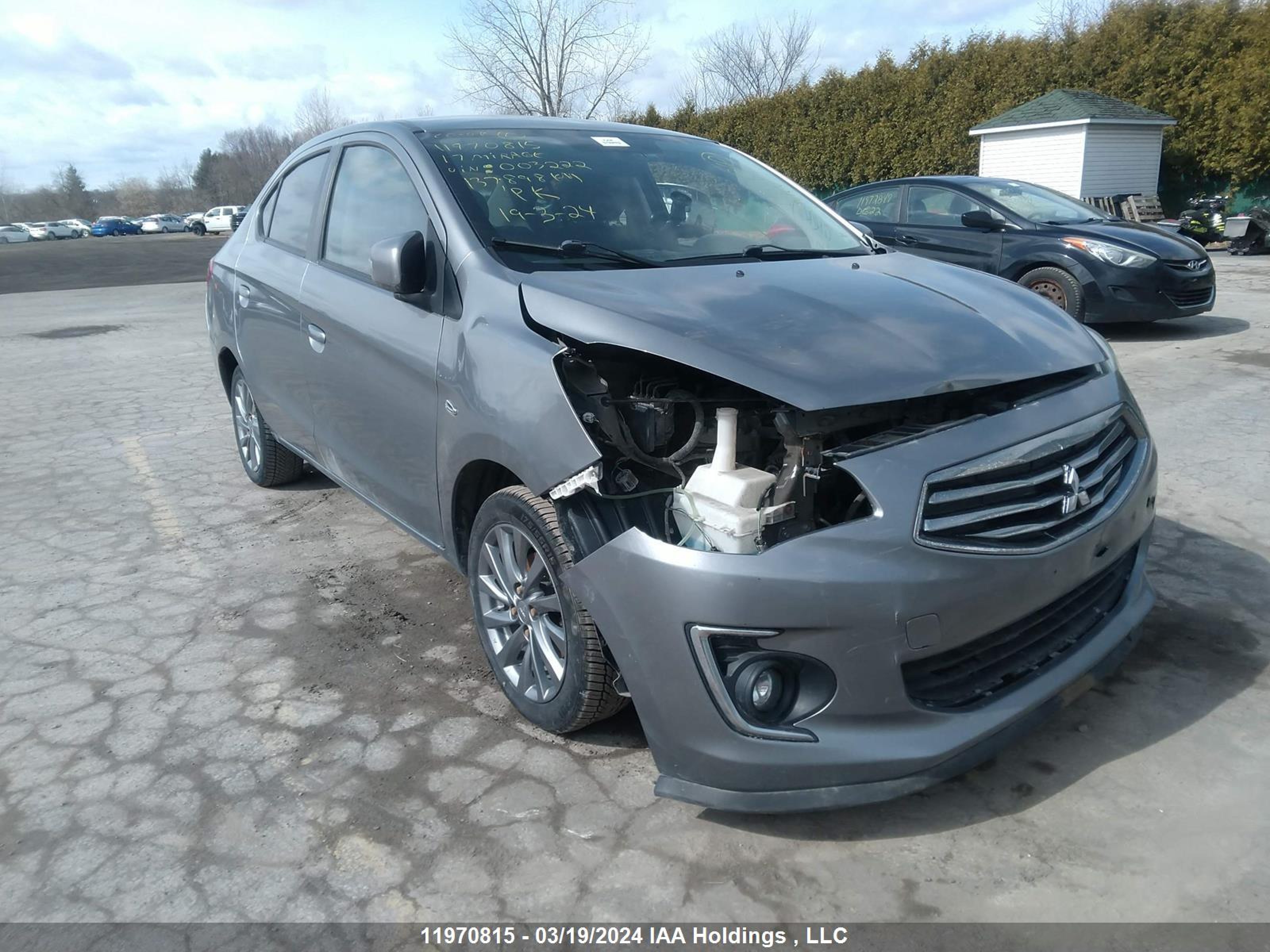 MITSUBISHI MIRAGE 2017 ml32f4fj0hh003222