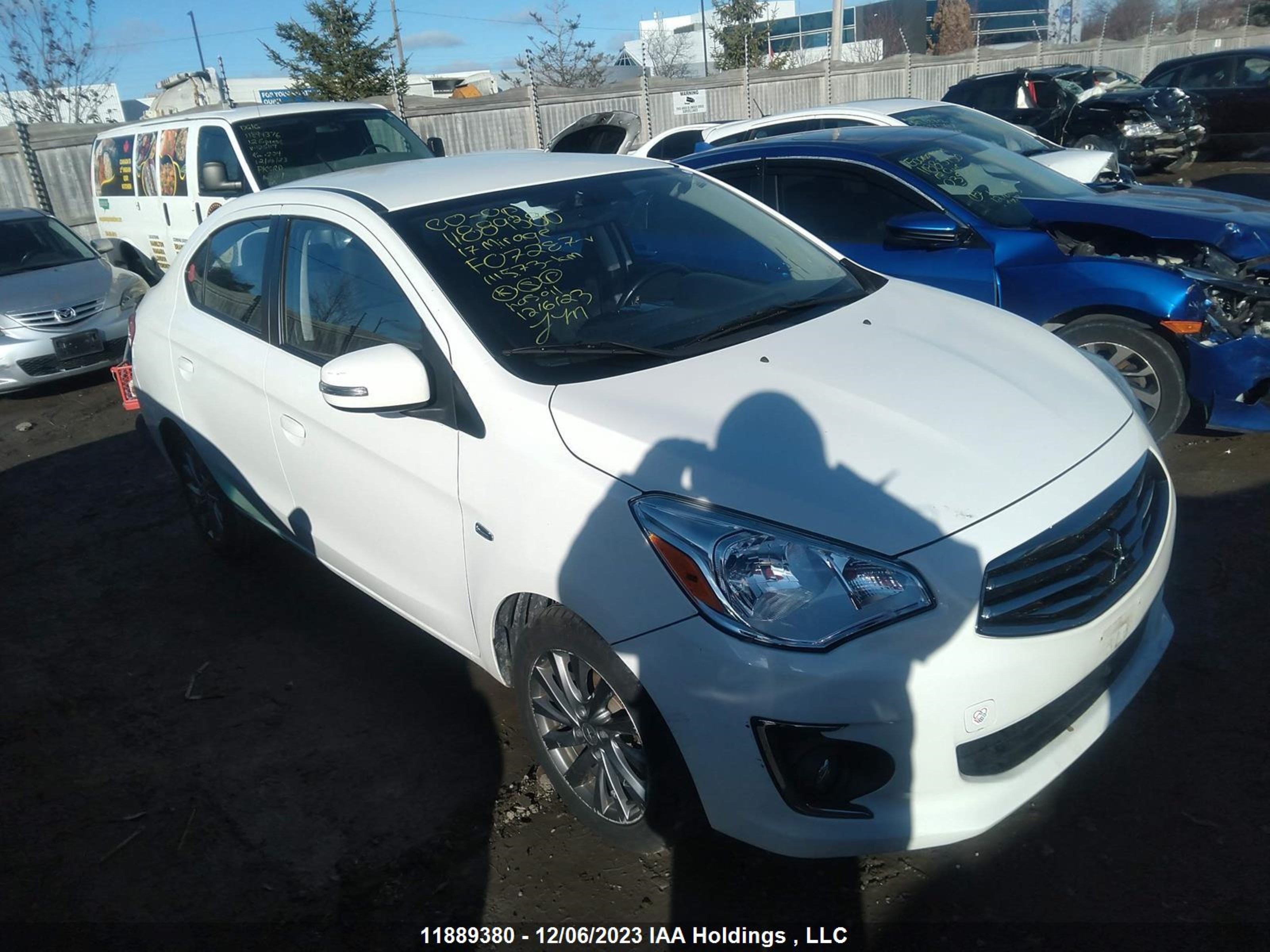 MITSUBISHI MIRAGE 2017 ml32f4fj2hhf07287