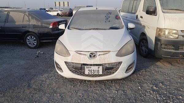 MAZDA 2 2012 mm7de3hy7cw188407