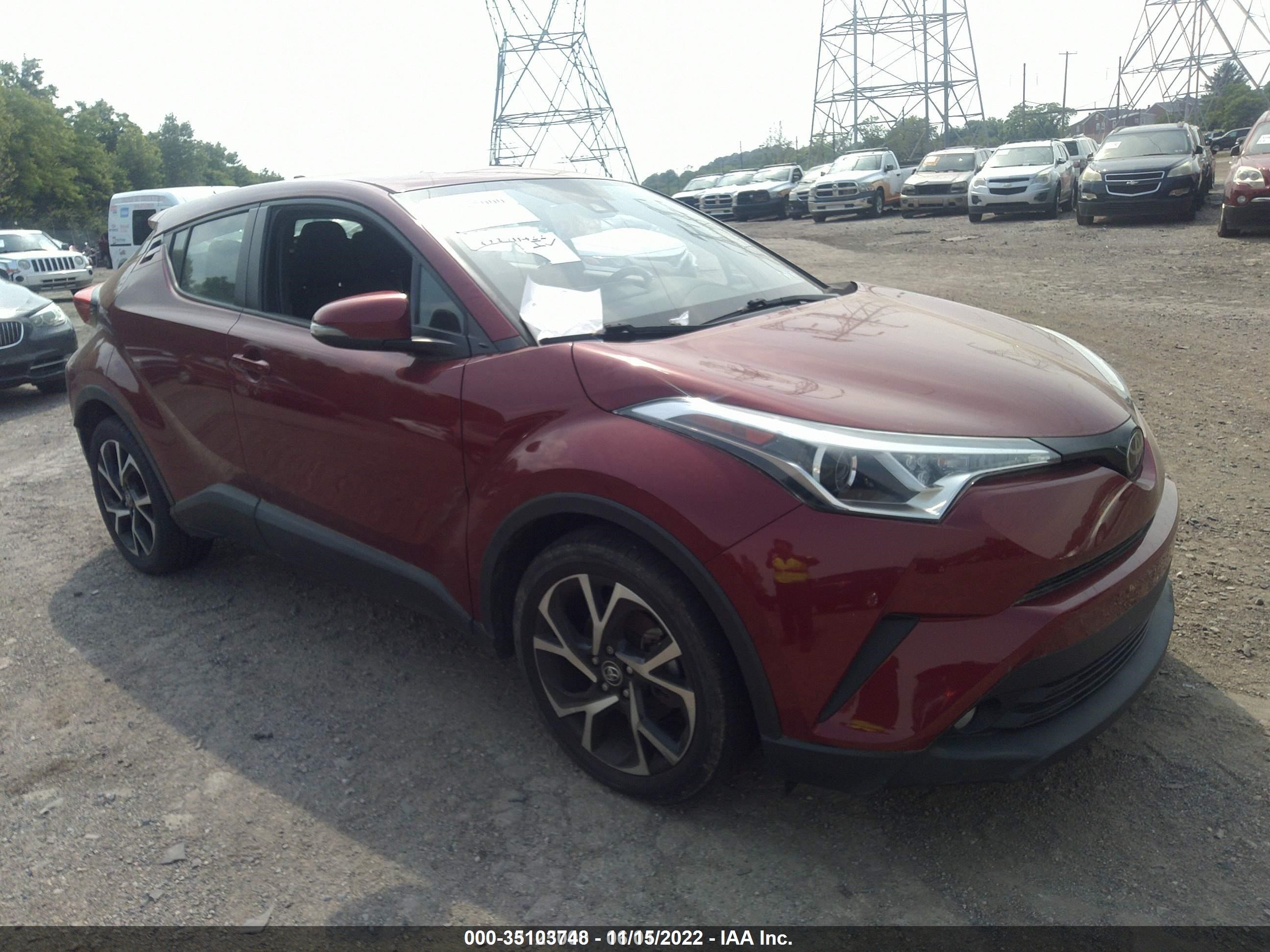 TOYOTA C-HR 2018 nmtkhmbx1jr025652