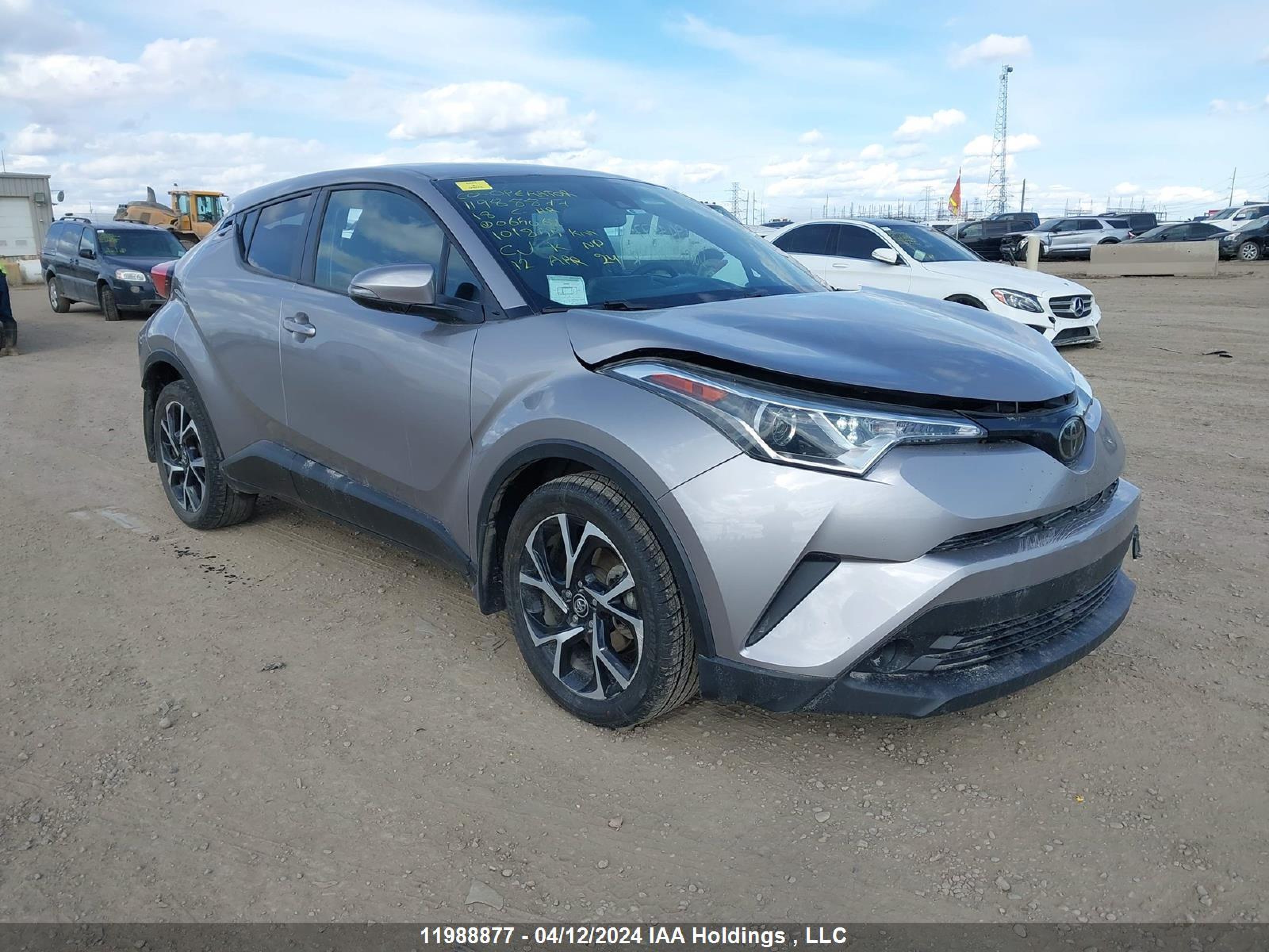 TOYOTA C-HR 2018 nmtkhmbx4jr065062