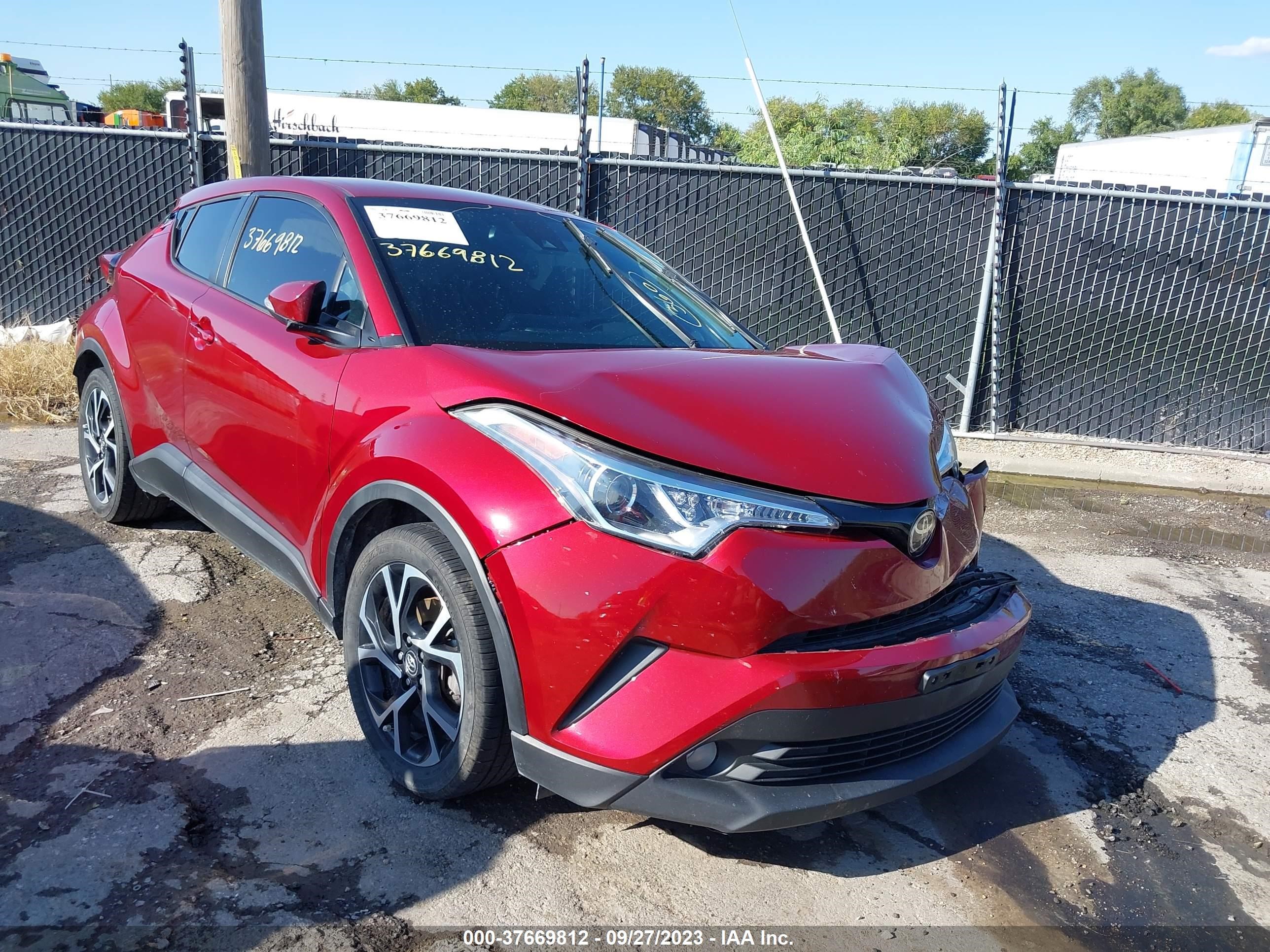 TOYOTA C-HR 2018 nmtkhmbx5jr026142