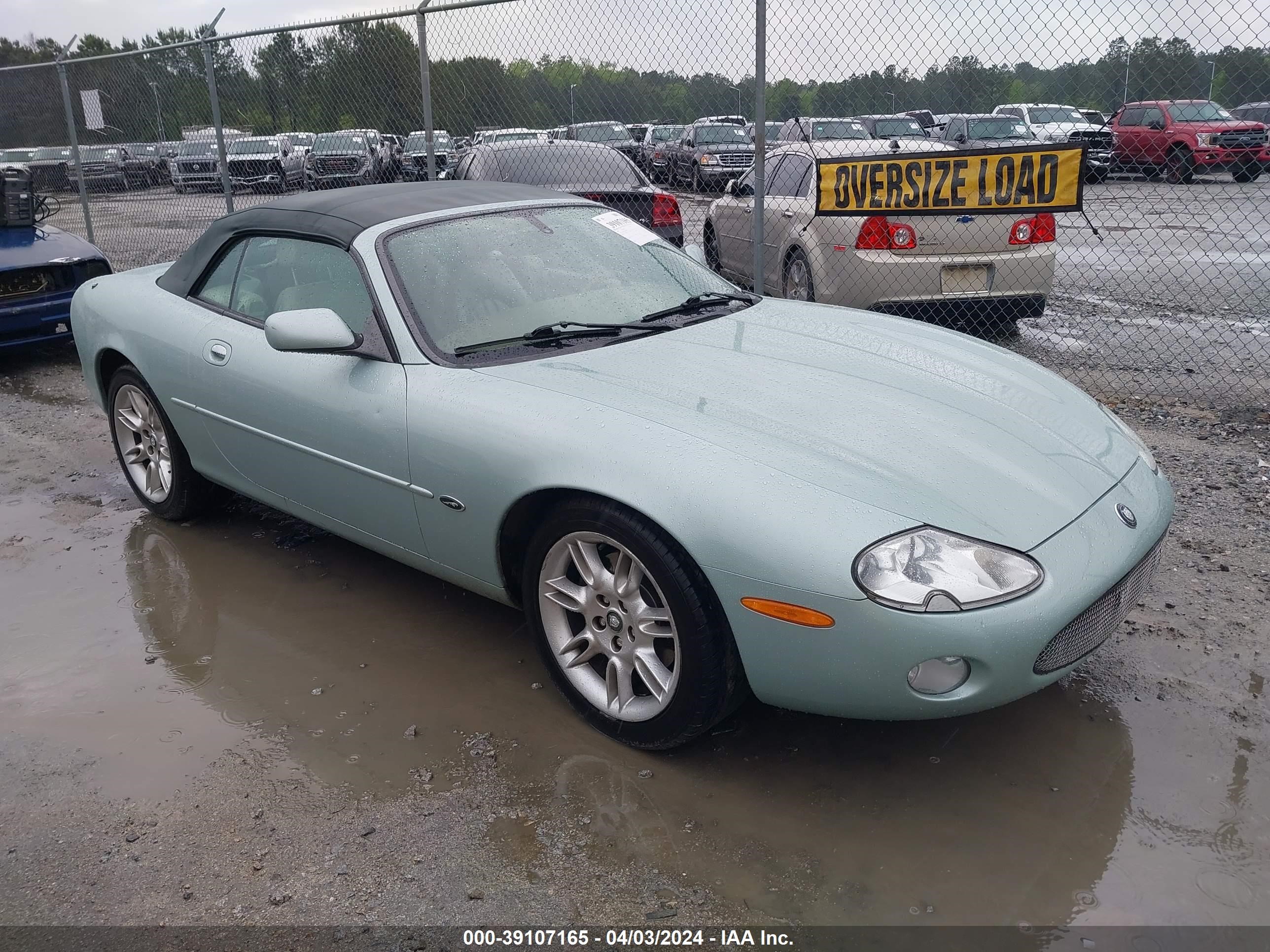 JAGUAR XK 2001 sajda42c21na16822