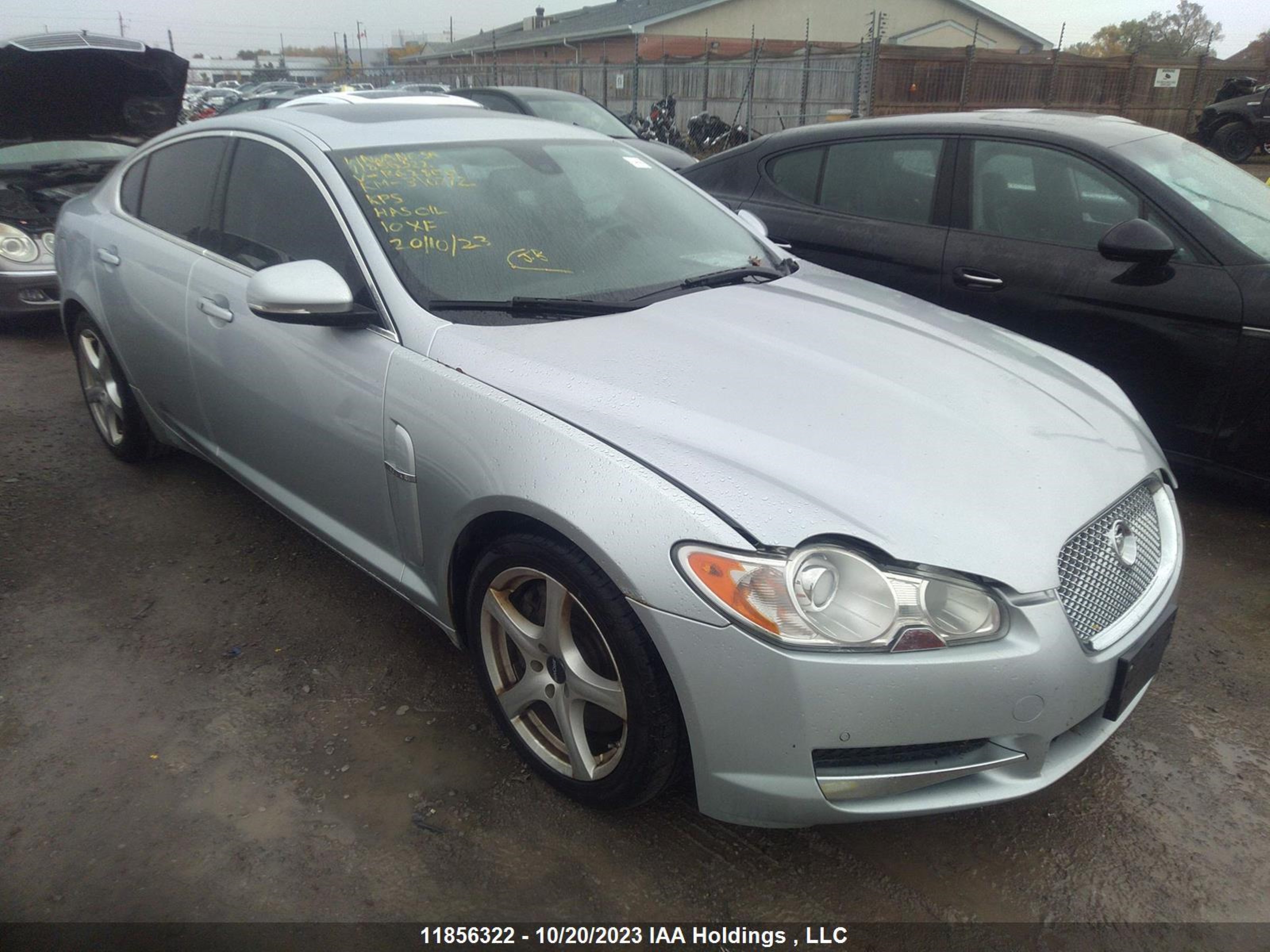 JAGUAR XF 2010 sajxa0gb1alr62800