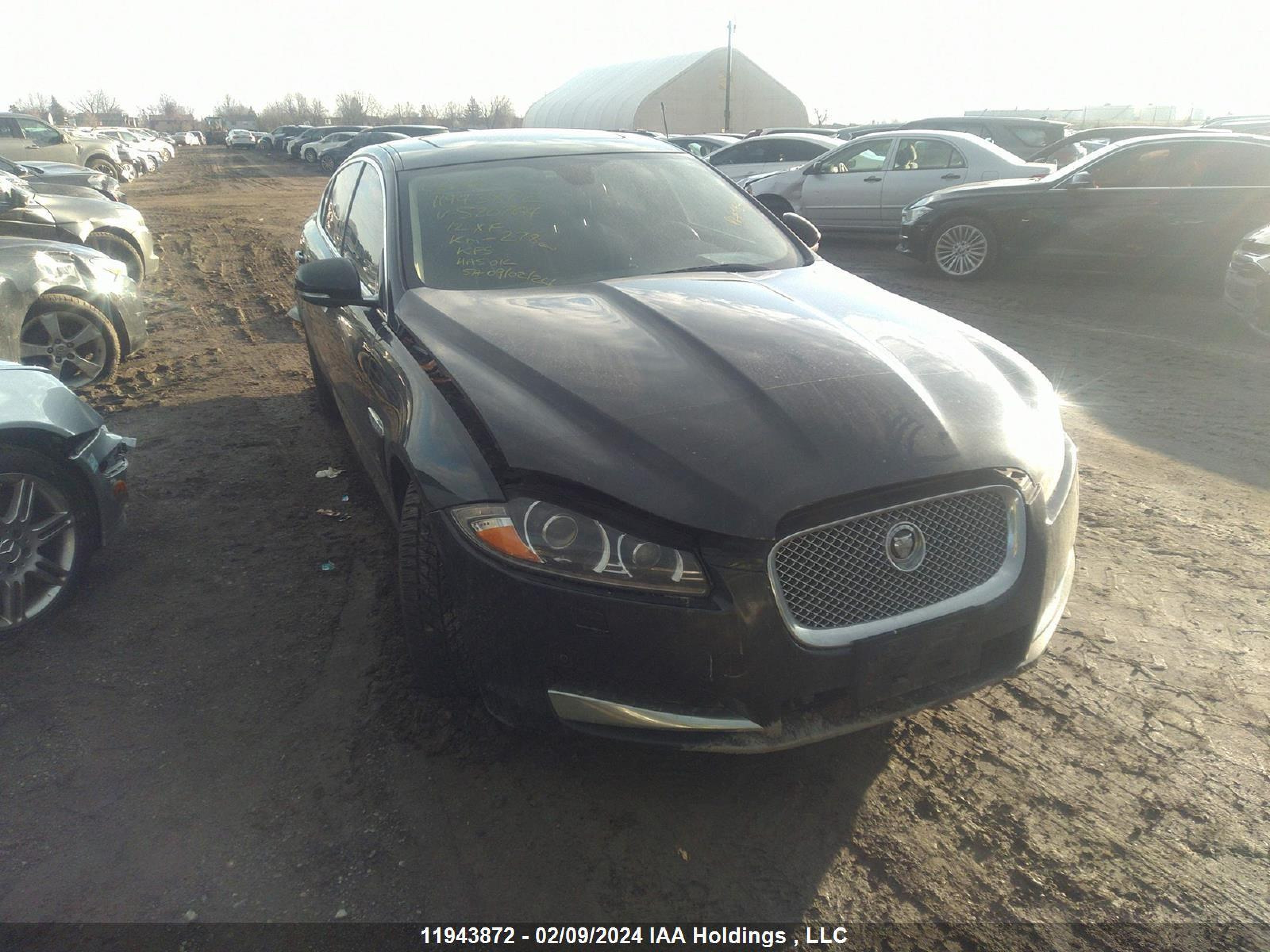 JAGUAR XF 2012 sajxa0hb4cls20764