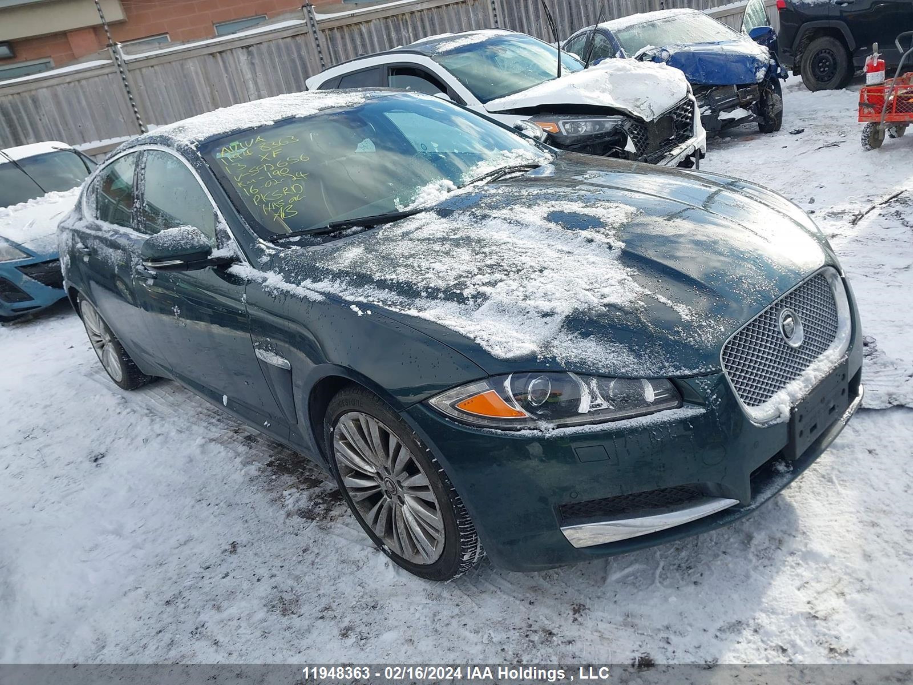 JAGUAR XF 2013 sajxj0ef4d8s92656