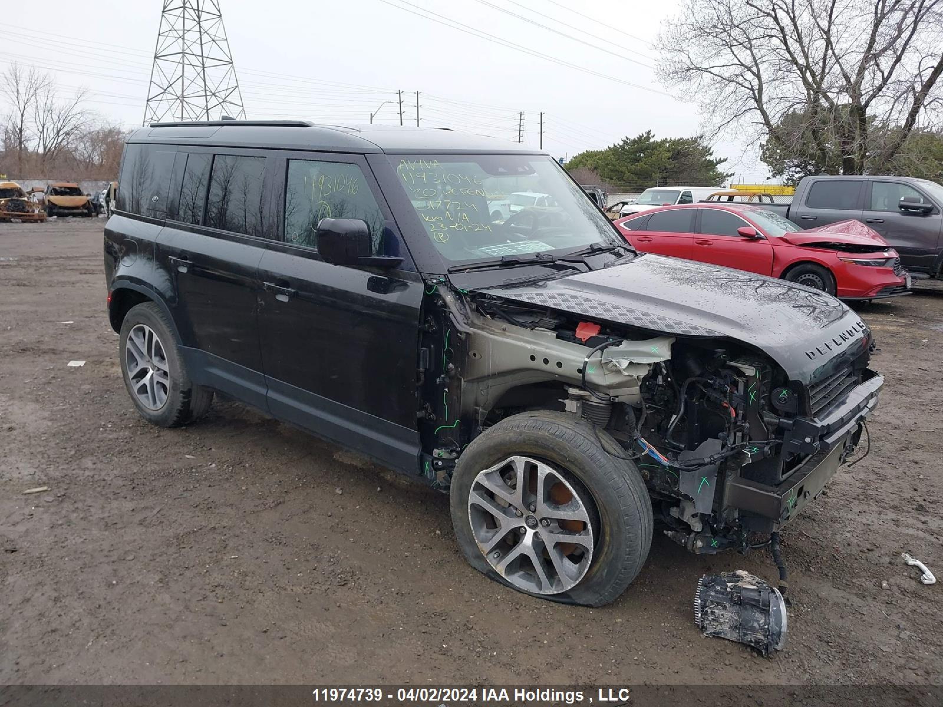 LAND ROVER DEFENDER 2020 sale97eu2l2017724