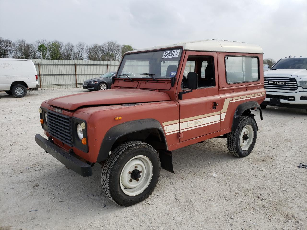 LAND ROVER RANGE ROVER 1986 salldvac8aa251187