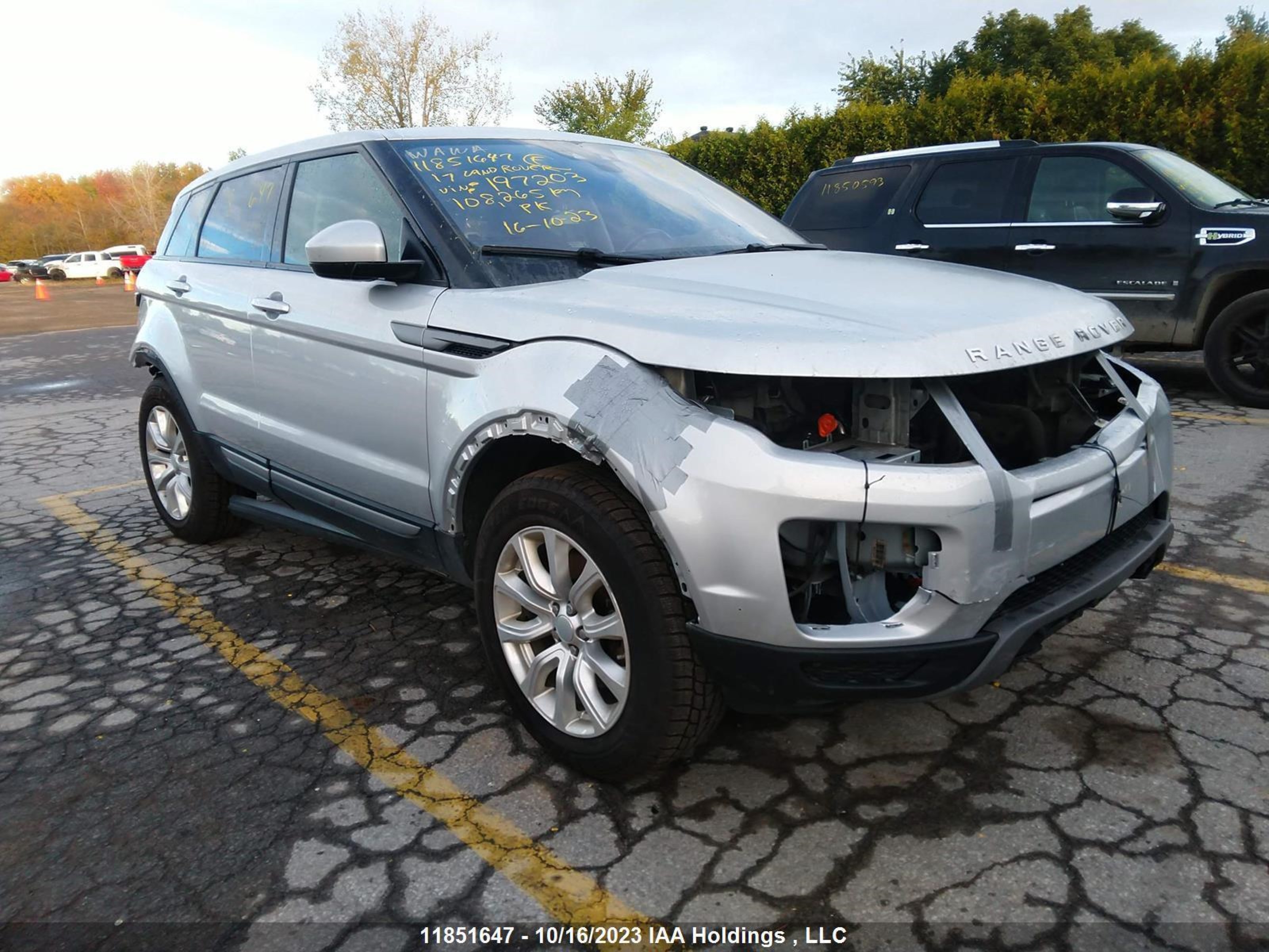 LAND ROVER RANGE ROVER EVOQUE 2017 salvp2bg2hh197203