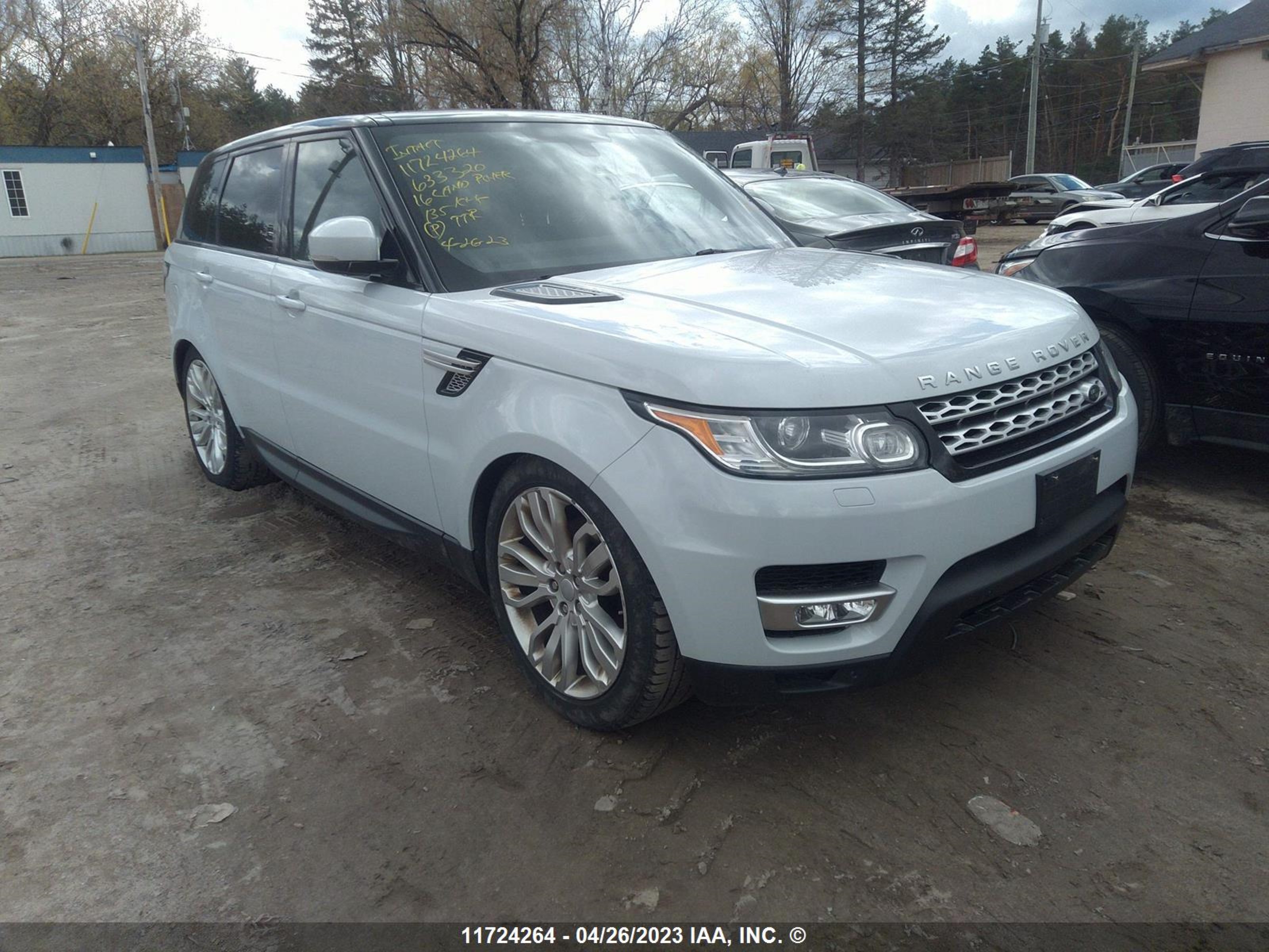 LAND ROVER RANGE ROVER SPORT 2016 salwr2kf0ga633320