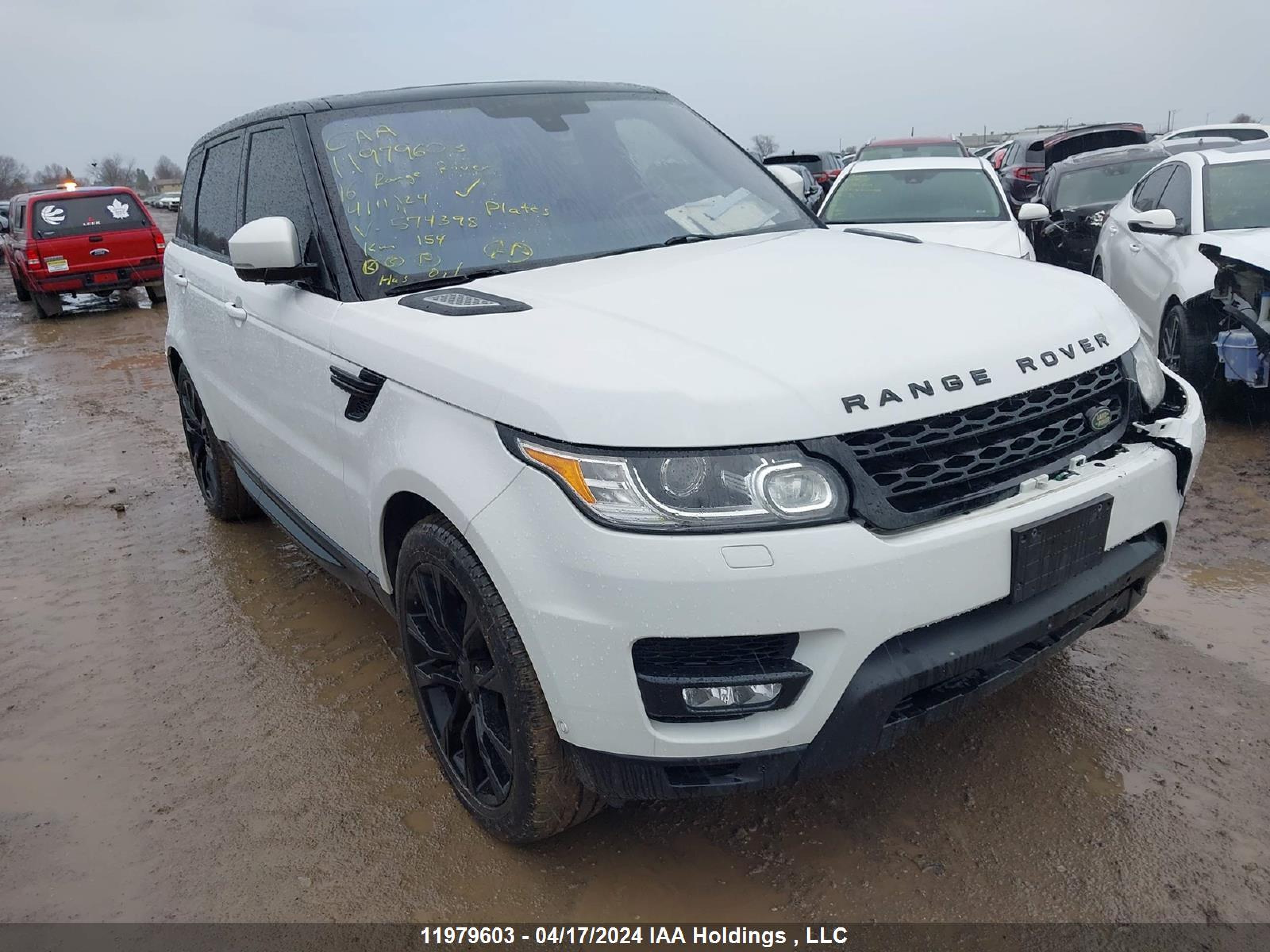 LAND ROVER RANGE ROVER SPORT 2016 salwr2kf4ga574398